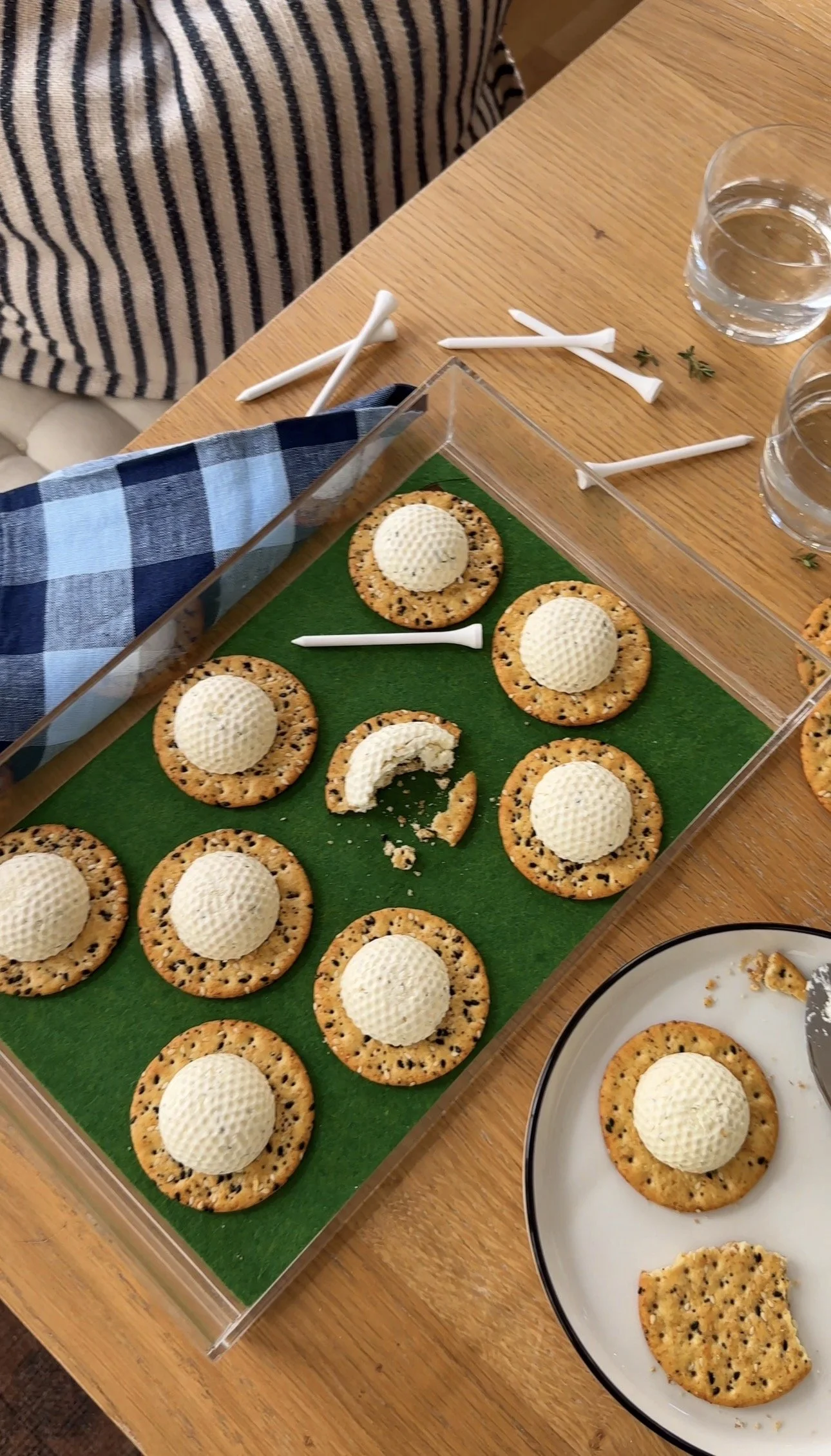 Golf Ball Cheese Appetizer 