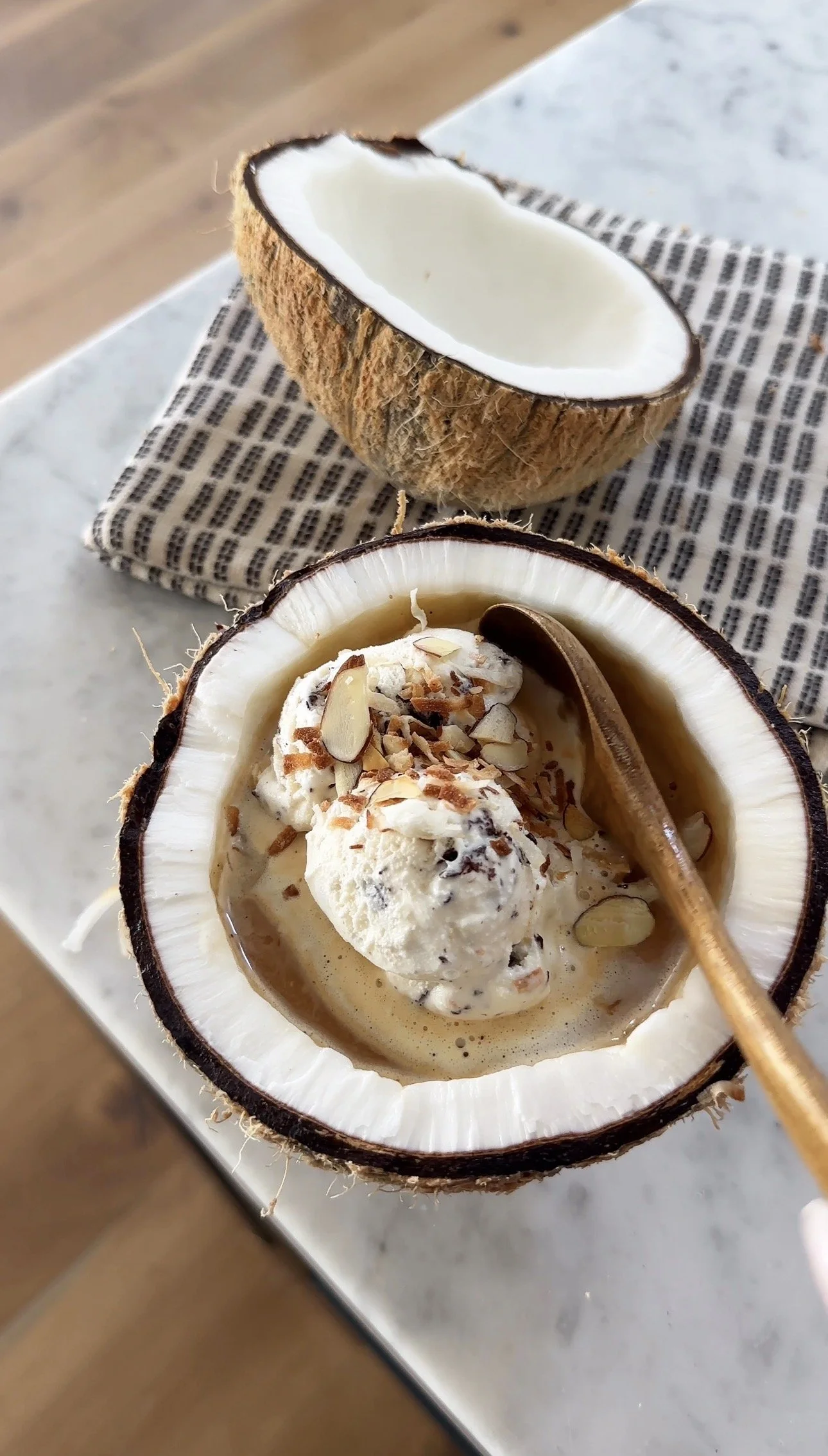 Coconut Affogato