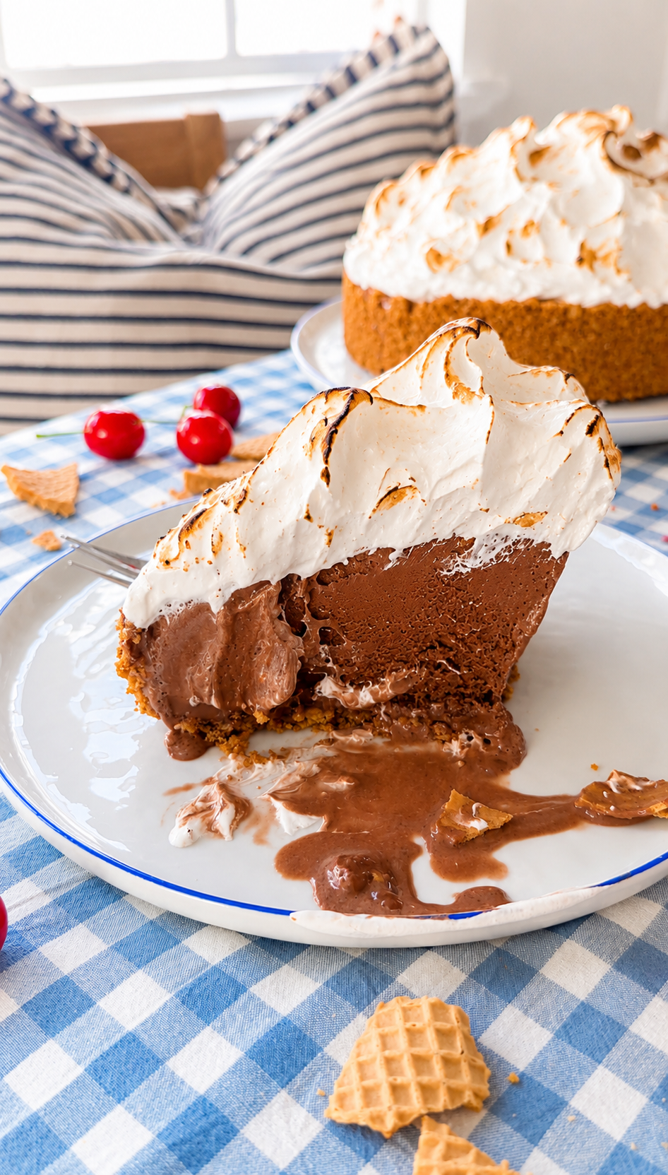 Campfire Sundae Ice Cream Pie