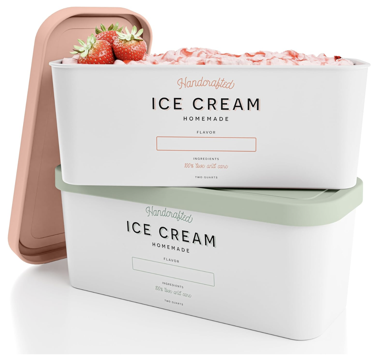 Homemade Ice Cream Containers