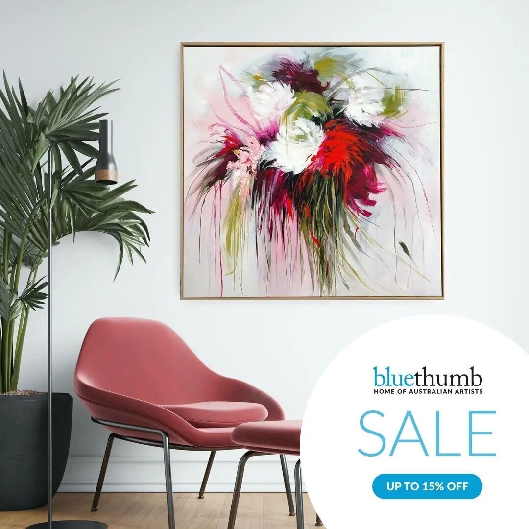 Sale ends Monday @bluethumbart 
I have a beautiful range available including this piece.
Dets 👇

A home needs art. To look and feel like home.
Don't miss a rare opportunity to save on original Australian artworks.
Save 10% off any order using code M