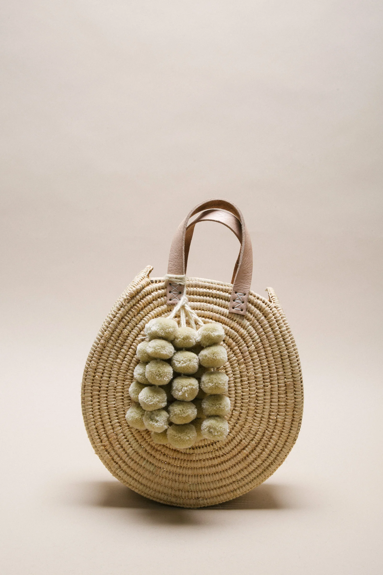 Marrakech Moroccan Round Basket