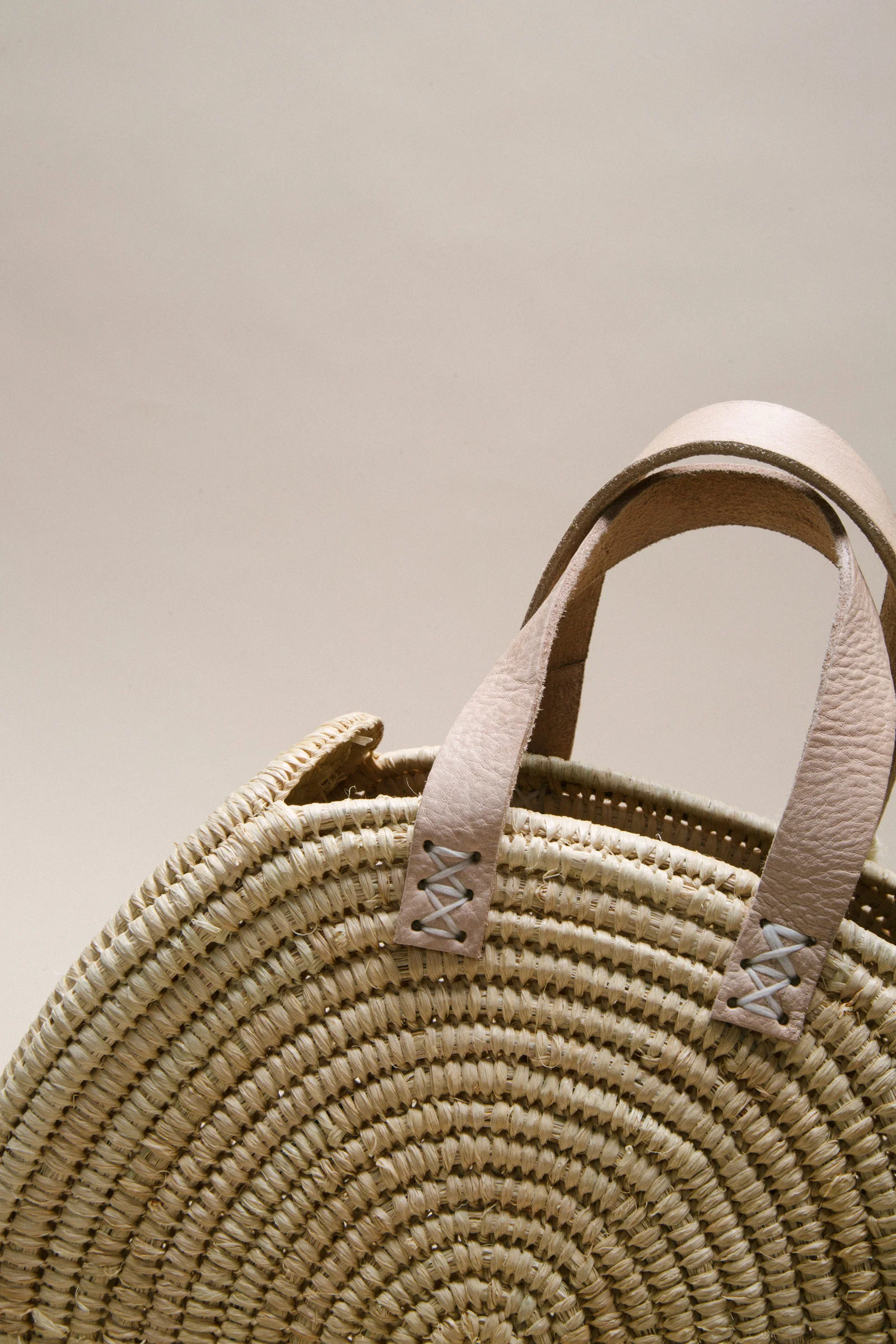 Marrakech Moroccan Round Basket
