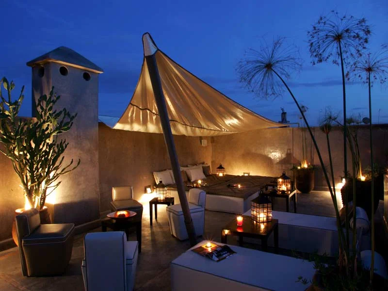 Roof terrace, Riad Dar One