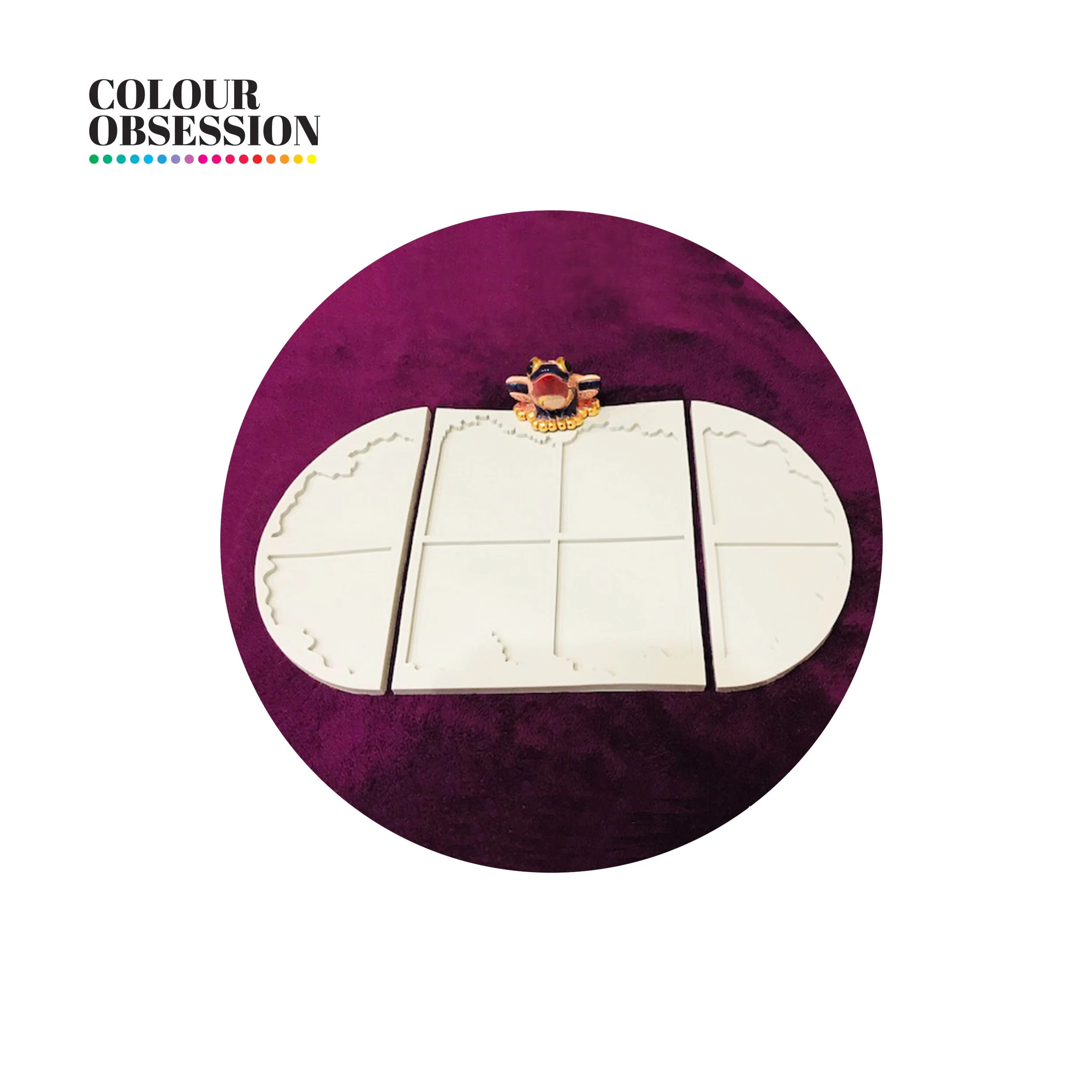 Colour Obsession - 8 Piece Geode Coaster Mould Set - Premium Grade