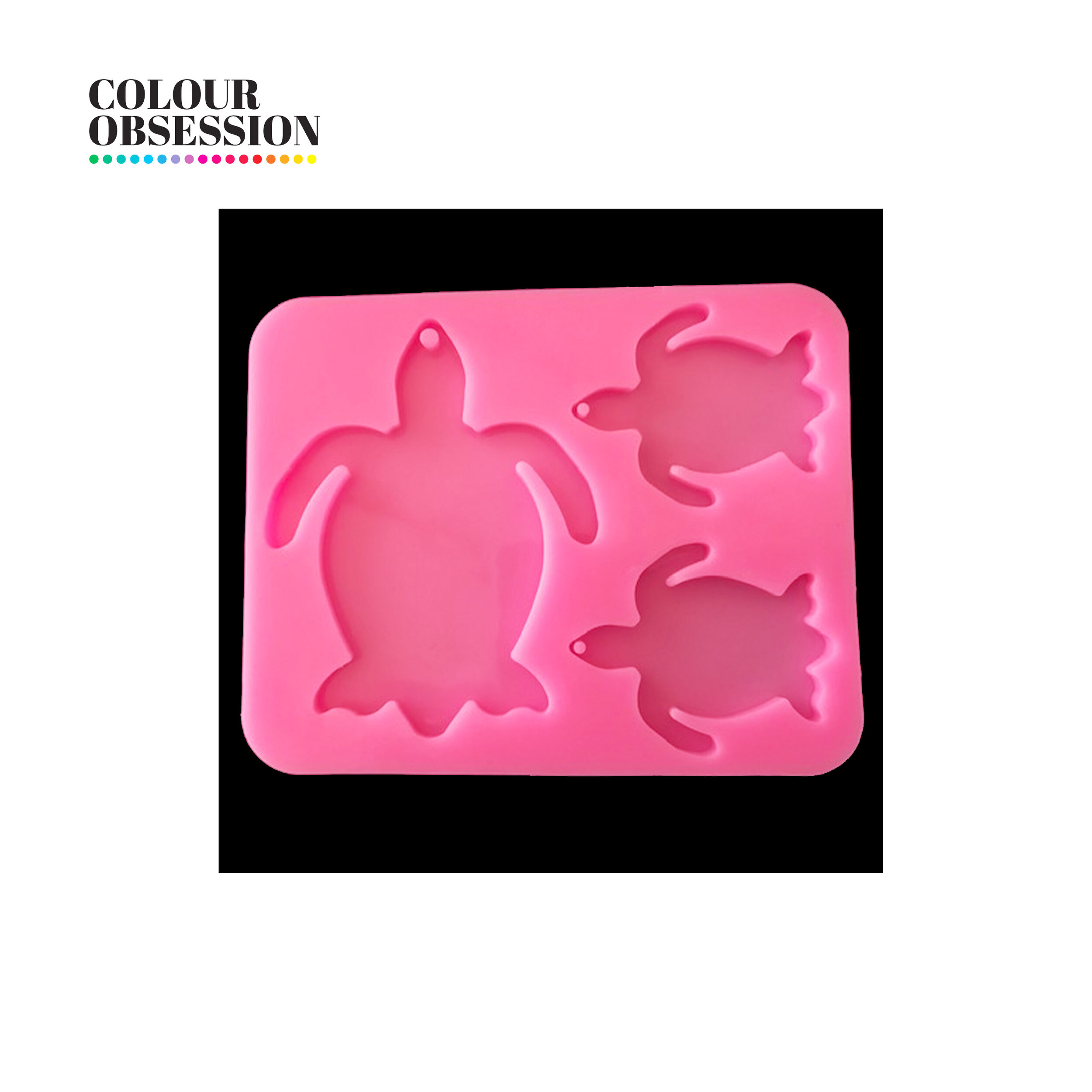 Colour Obsession - Turtle Pendant and Keychain Mould