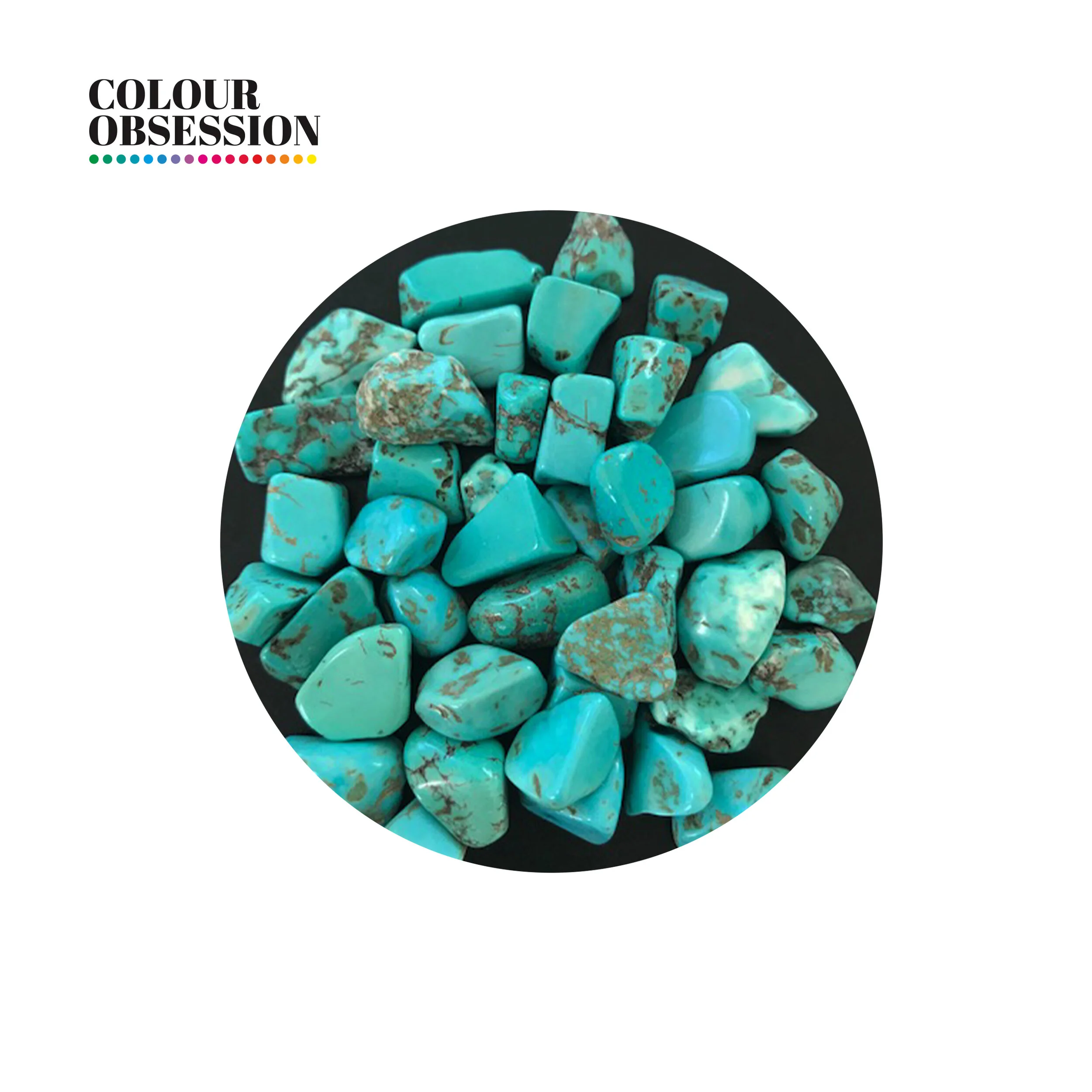 Blue Turquoise Stones - Tumbled