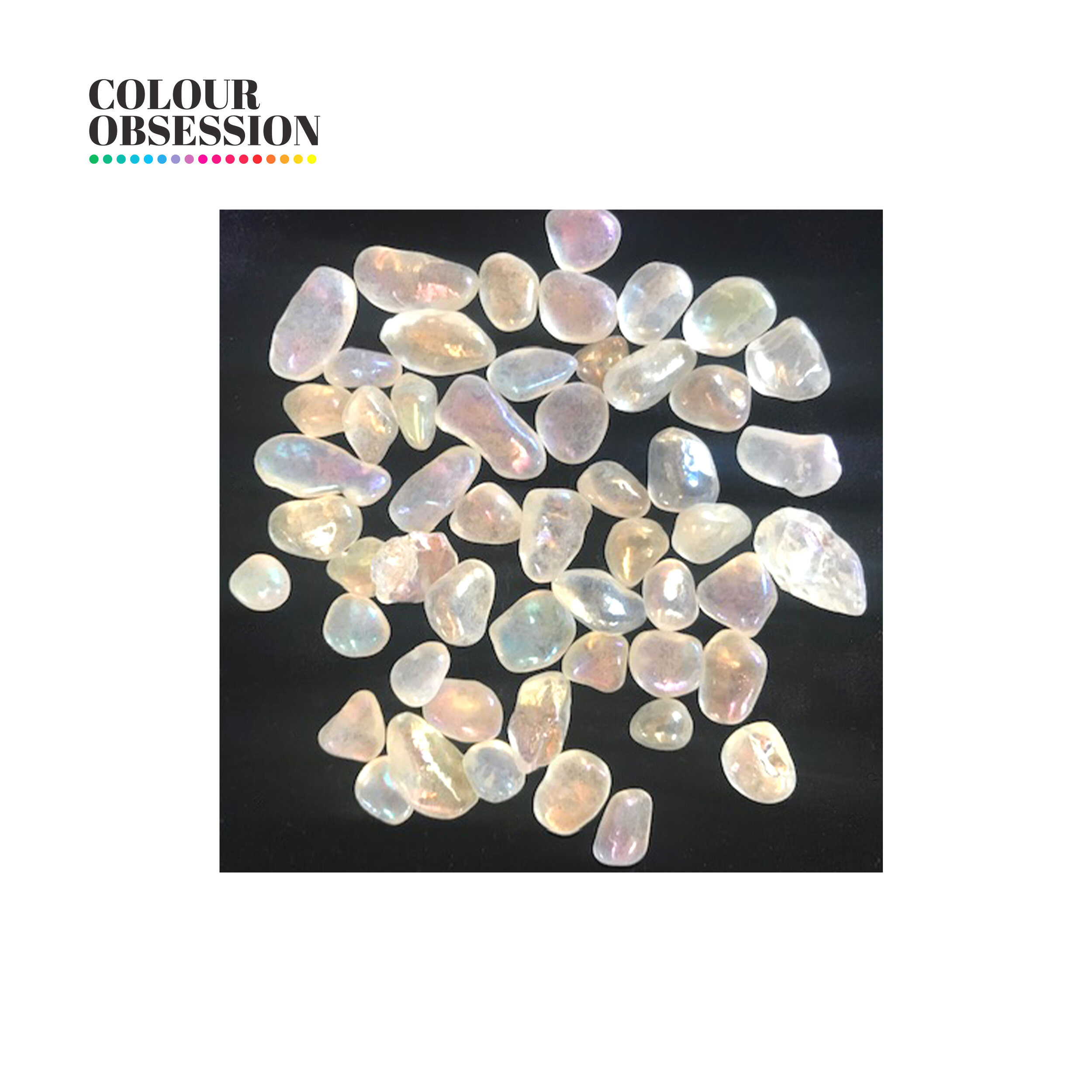 Iridescent Aura Quartz Crystal