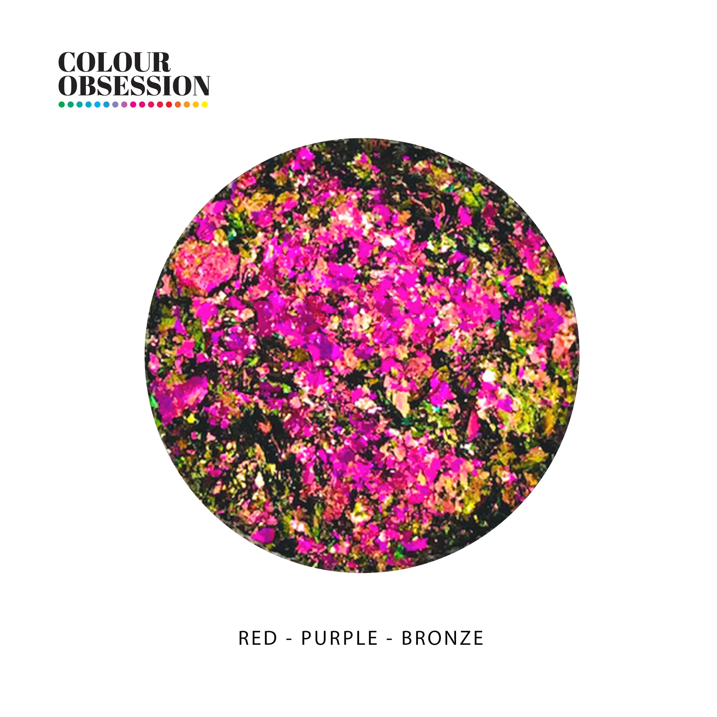 Colour Shifting Super Chameleon Flake - Red / Purple / Bronze