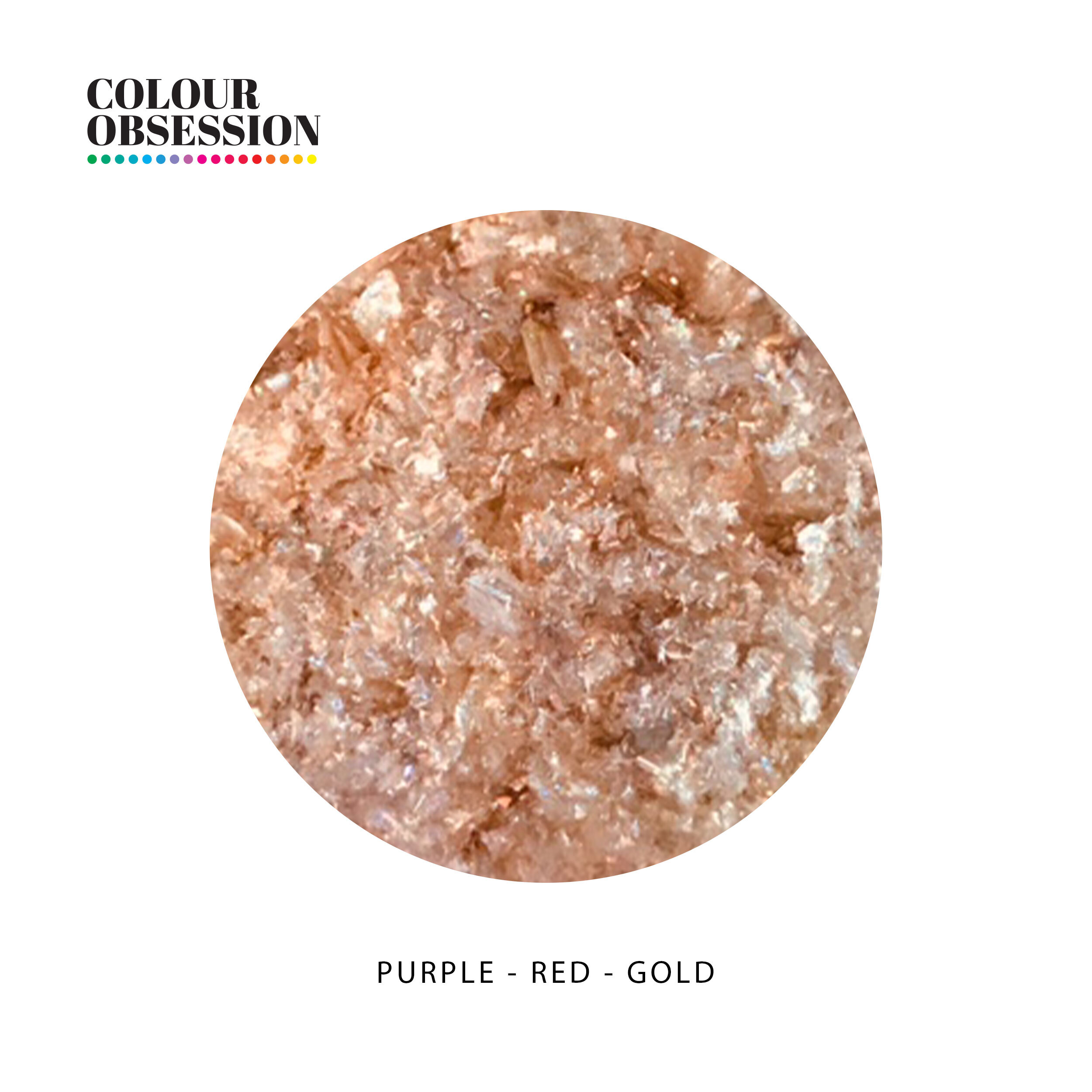 Colour Shifting Super Chameleon Translucent Flake - Purple / Red / Gold