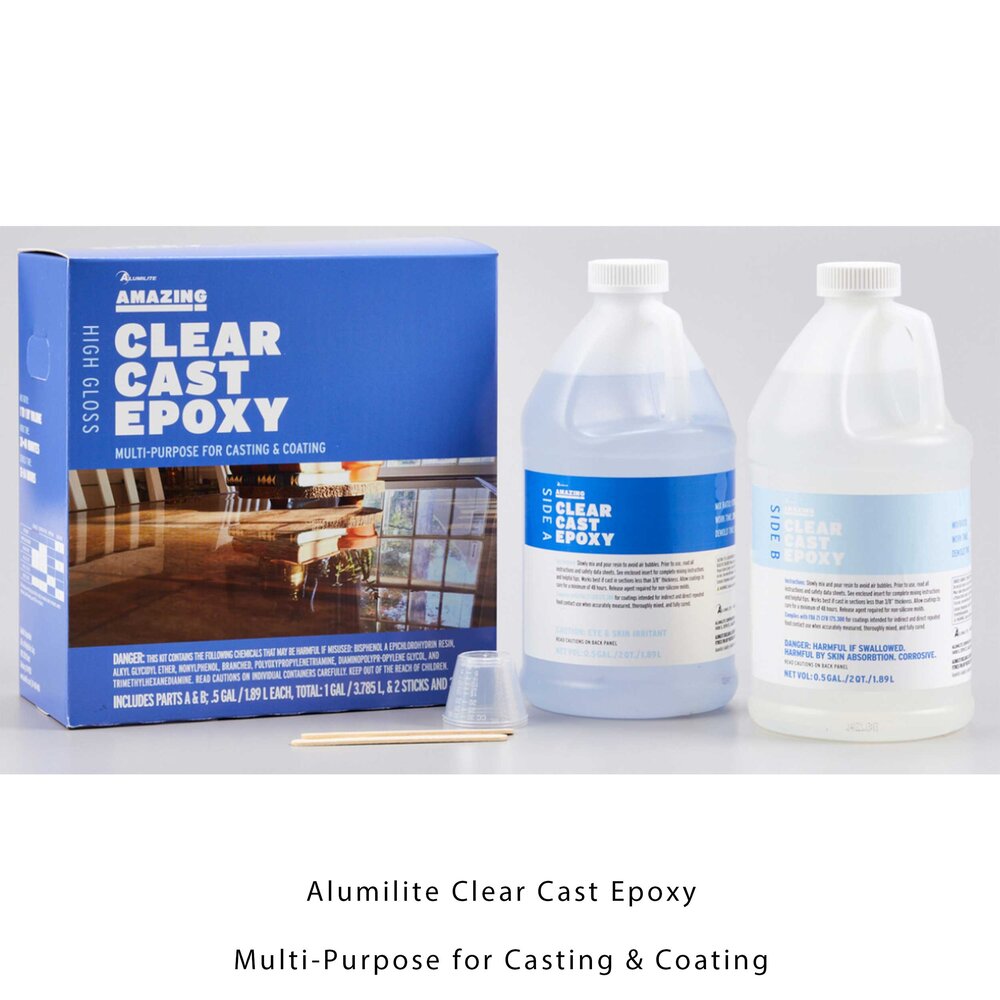 Alumilite Amazing Clear Cast Plus - Bar, Table, Counter Epoxy