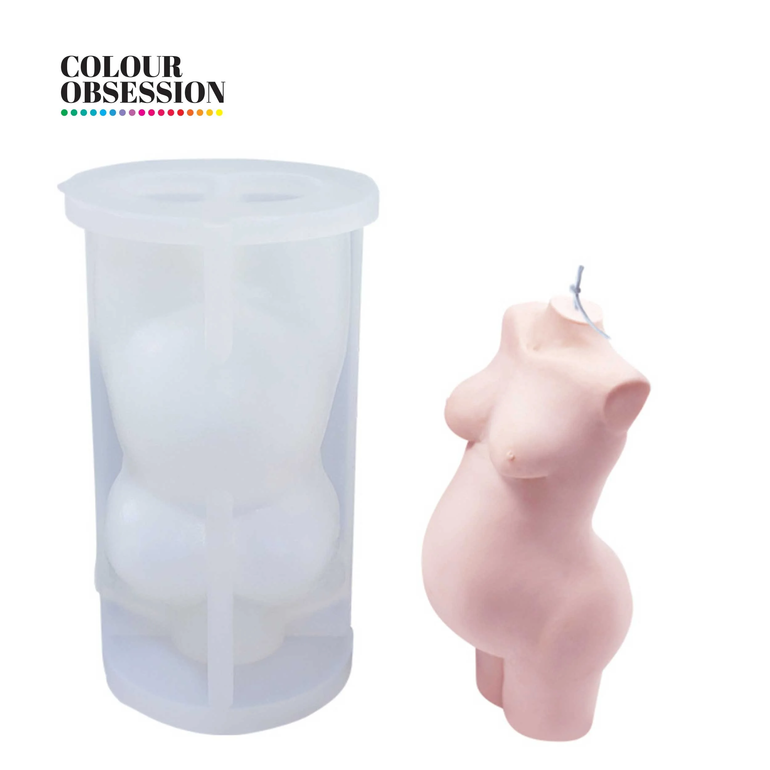 3D Female Torso Silicone Mould - No. 4