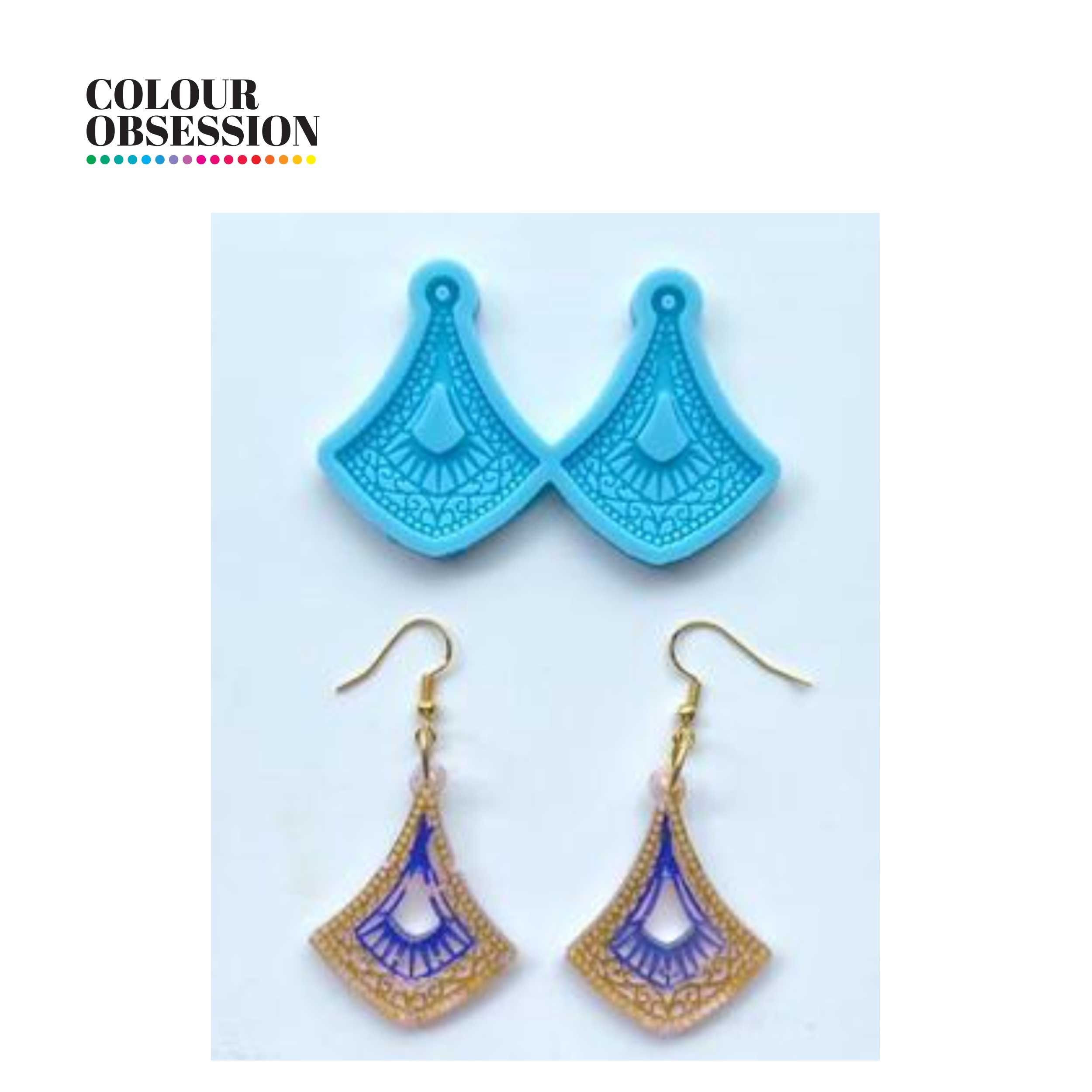 Earring Pendant Silicone Mould No. 8