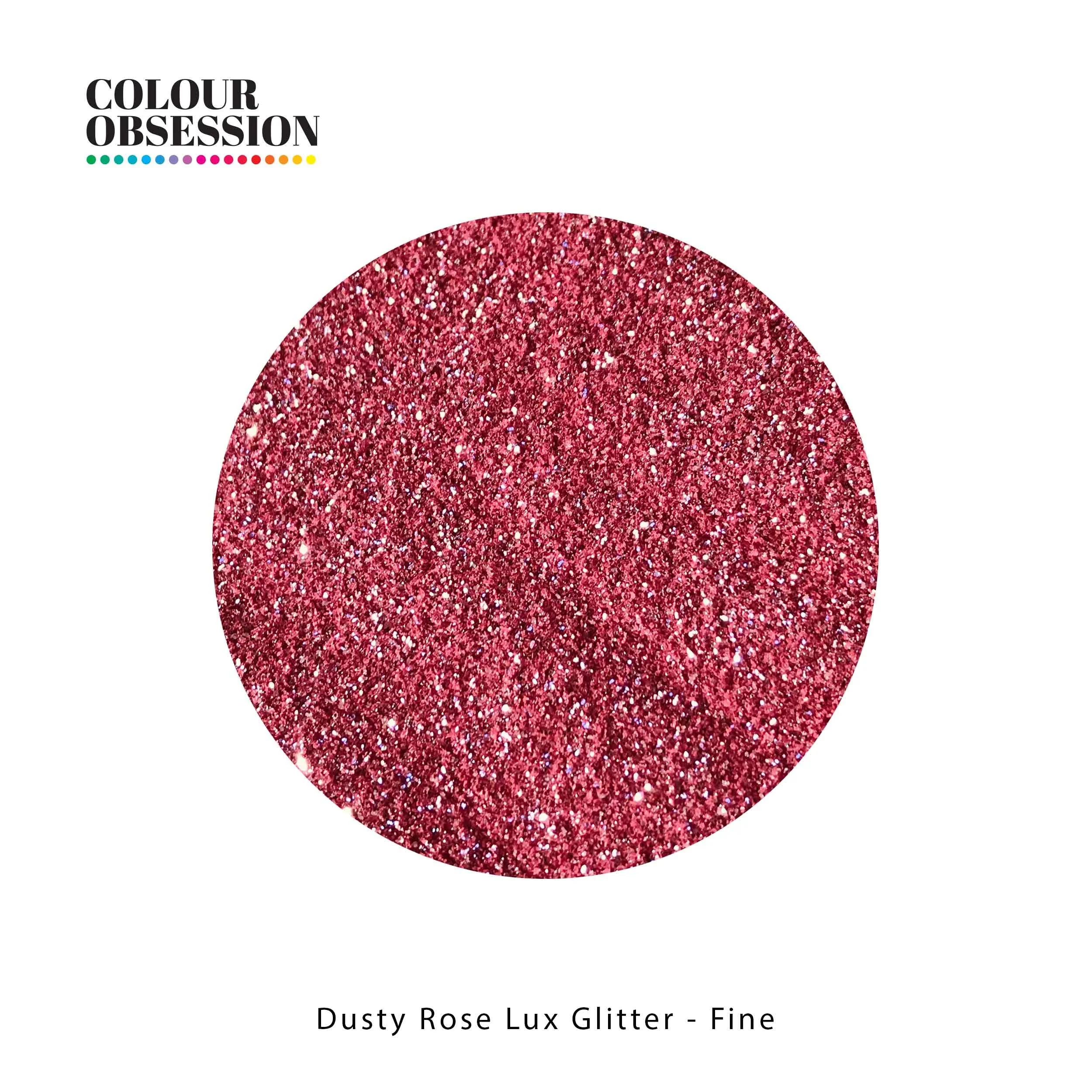 Dusty Rose Lux Glitter - Fine 0.2mm
