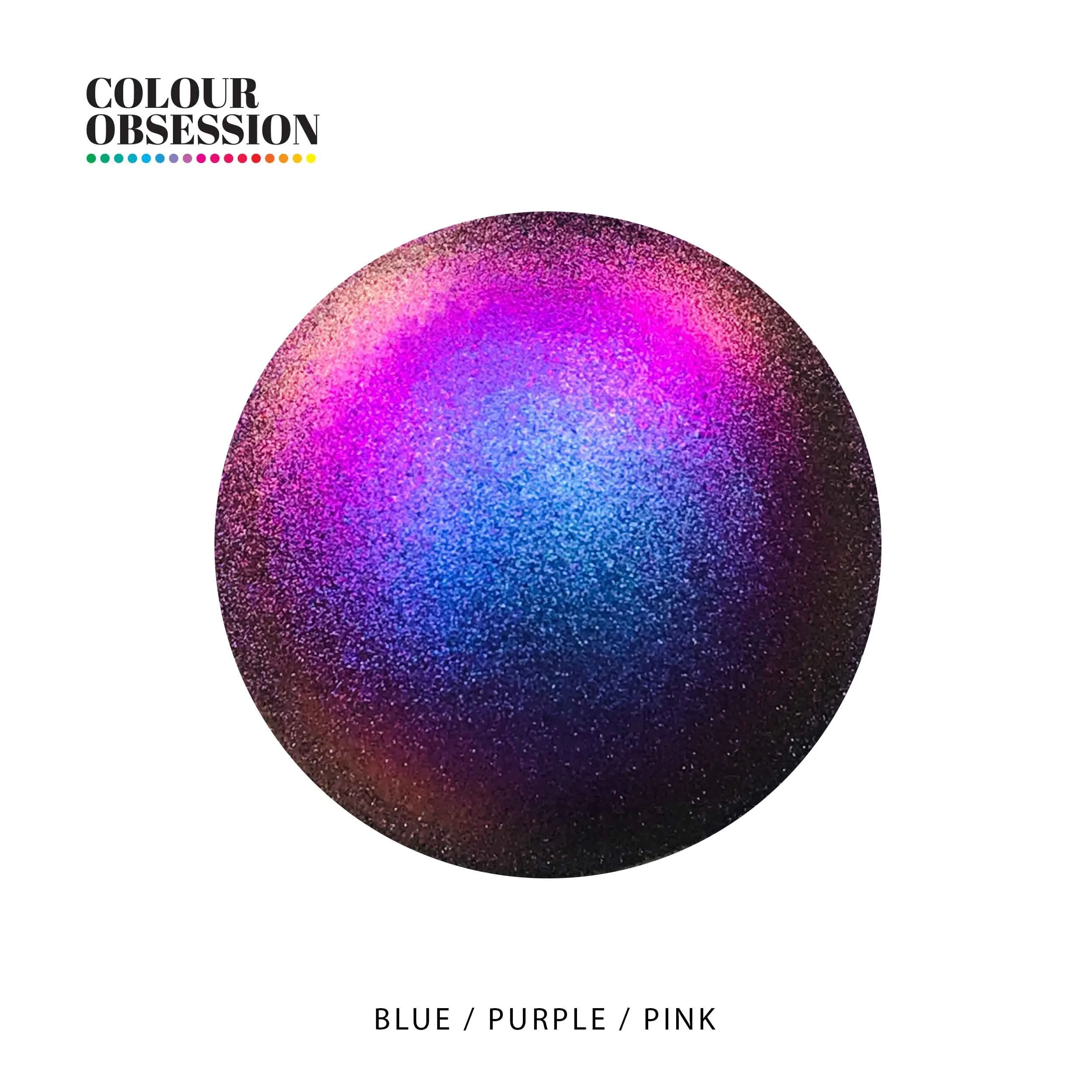 Colour Shifting Super Chameleon Pigment Powder - Blue / Purple / Pink