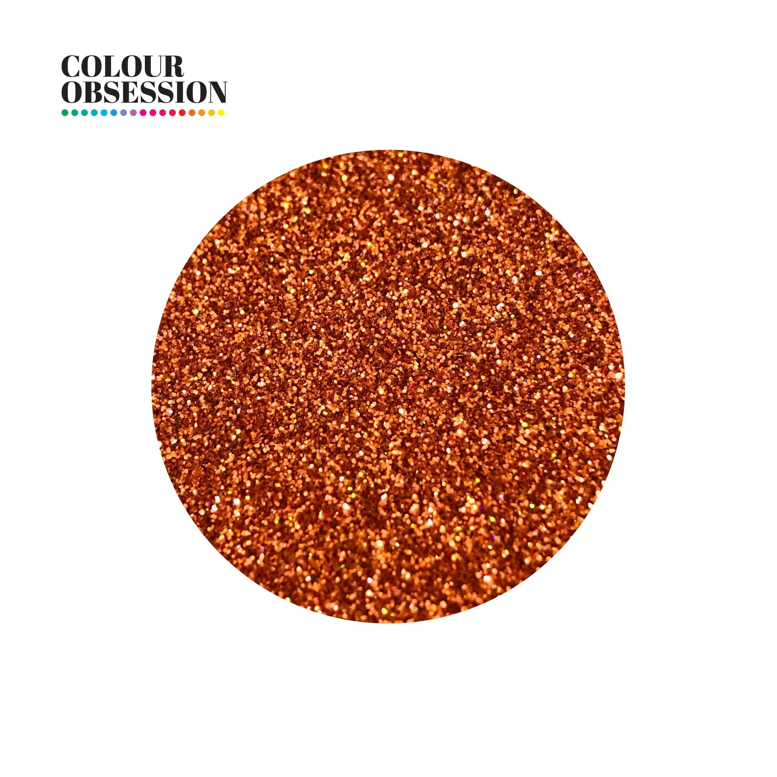 Smouldering Bronze Holographic Glitter - Fine 0.2mm