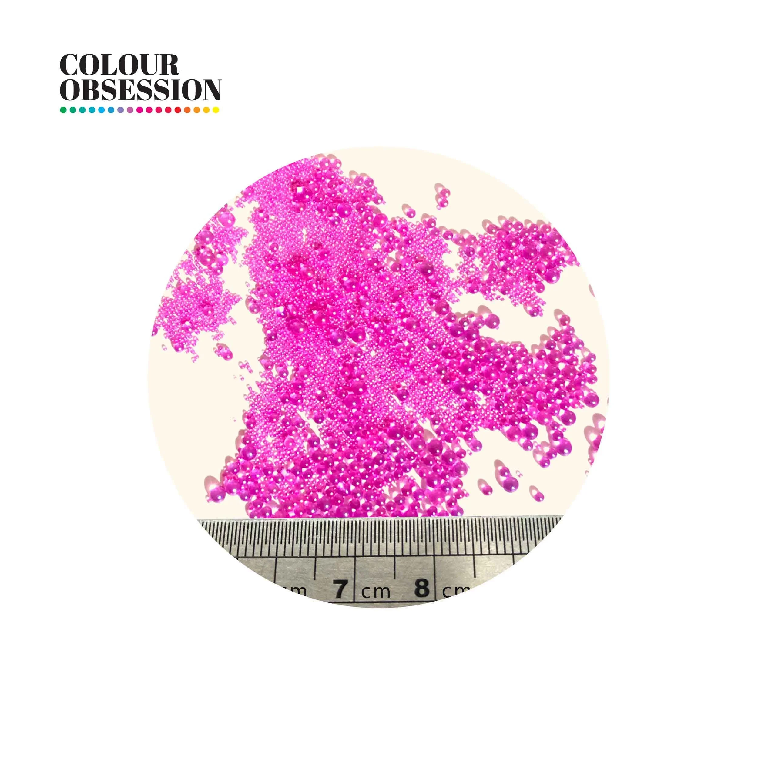 Raspberry Crush Translucent Bubble Pearls