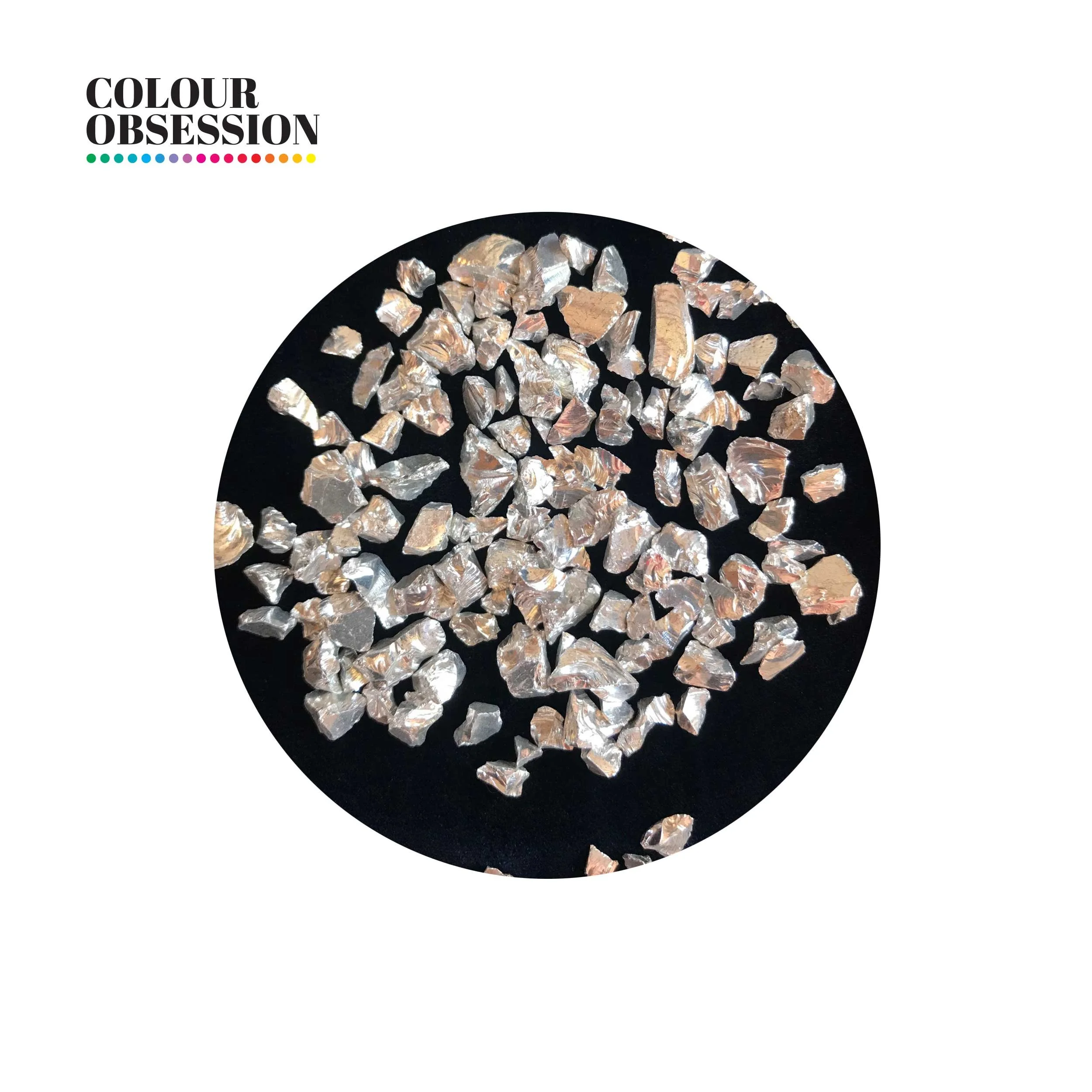 Luxury Metallic Silver Nuggets - 3-6mm