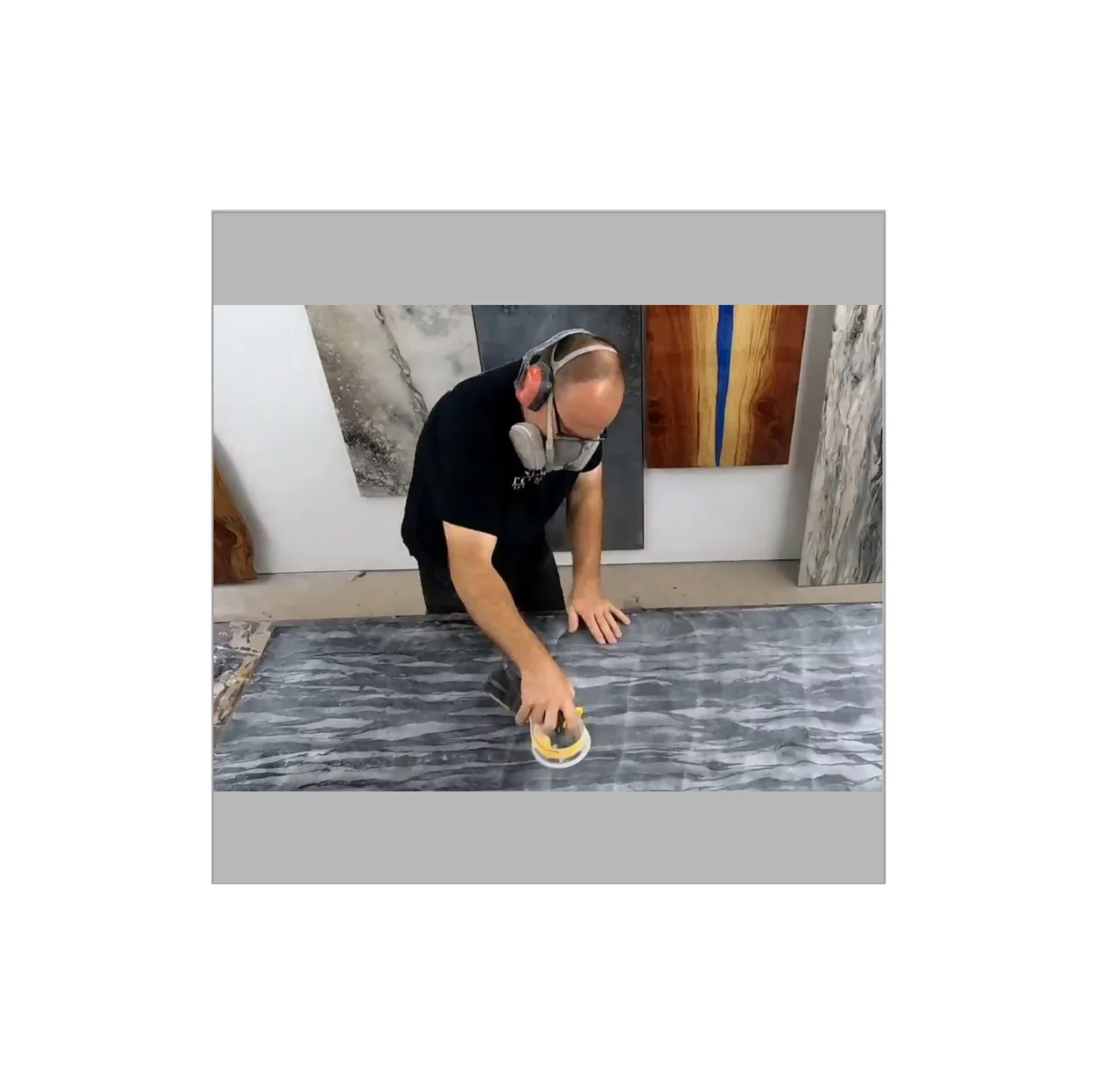 Sanding Kit In Use