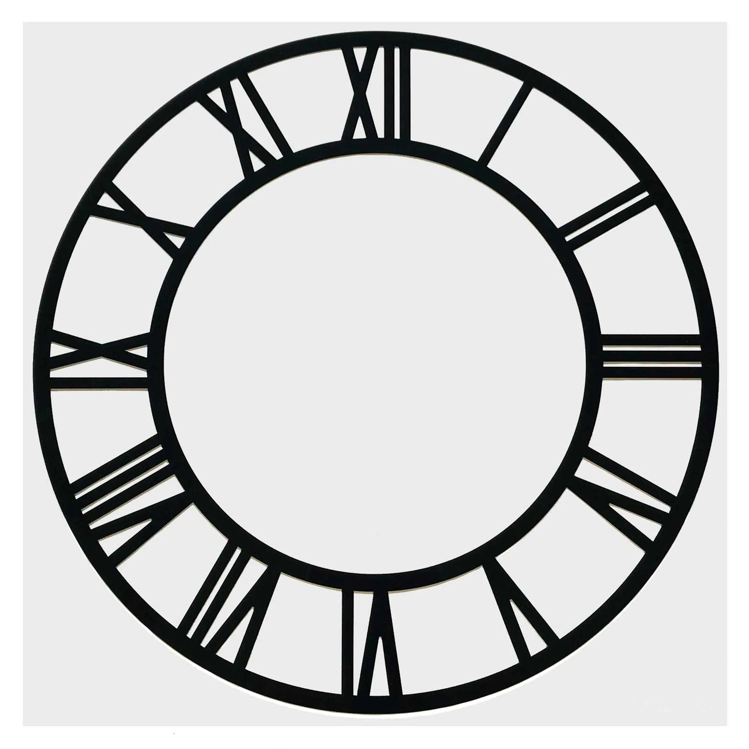 Black Mirror Clock Face