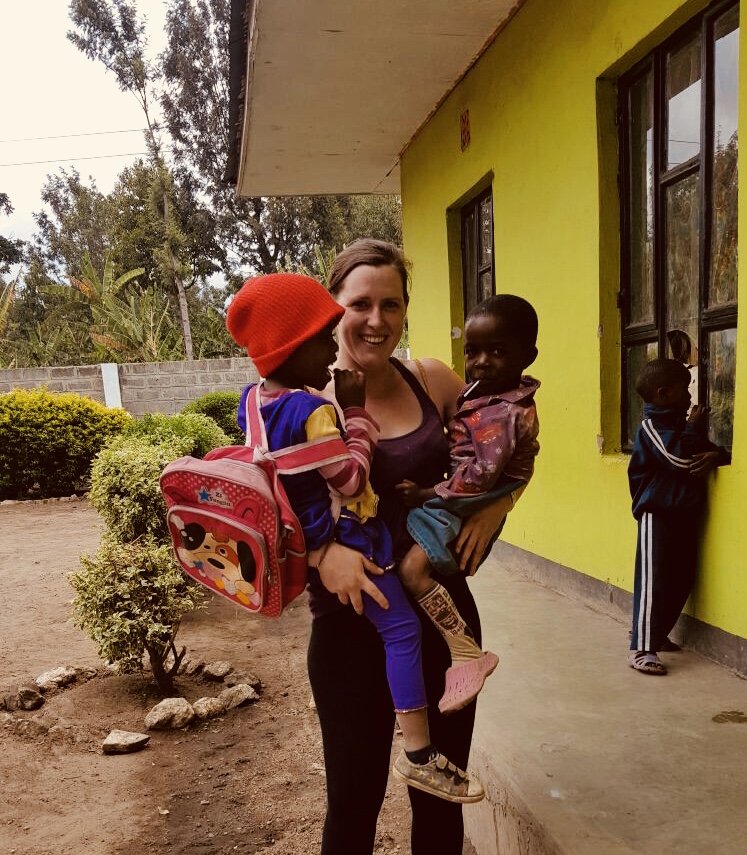 Volunteering in an orphanage, farming and playing with kids in Arusha, Tanzania, 2017.