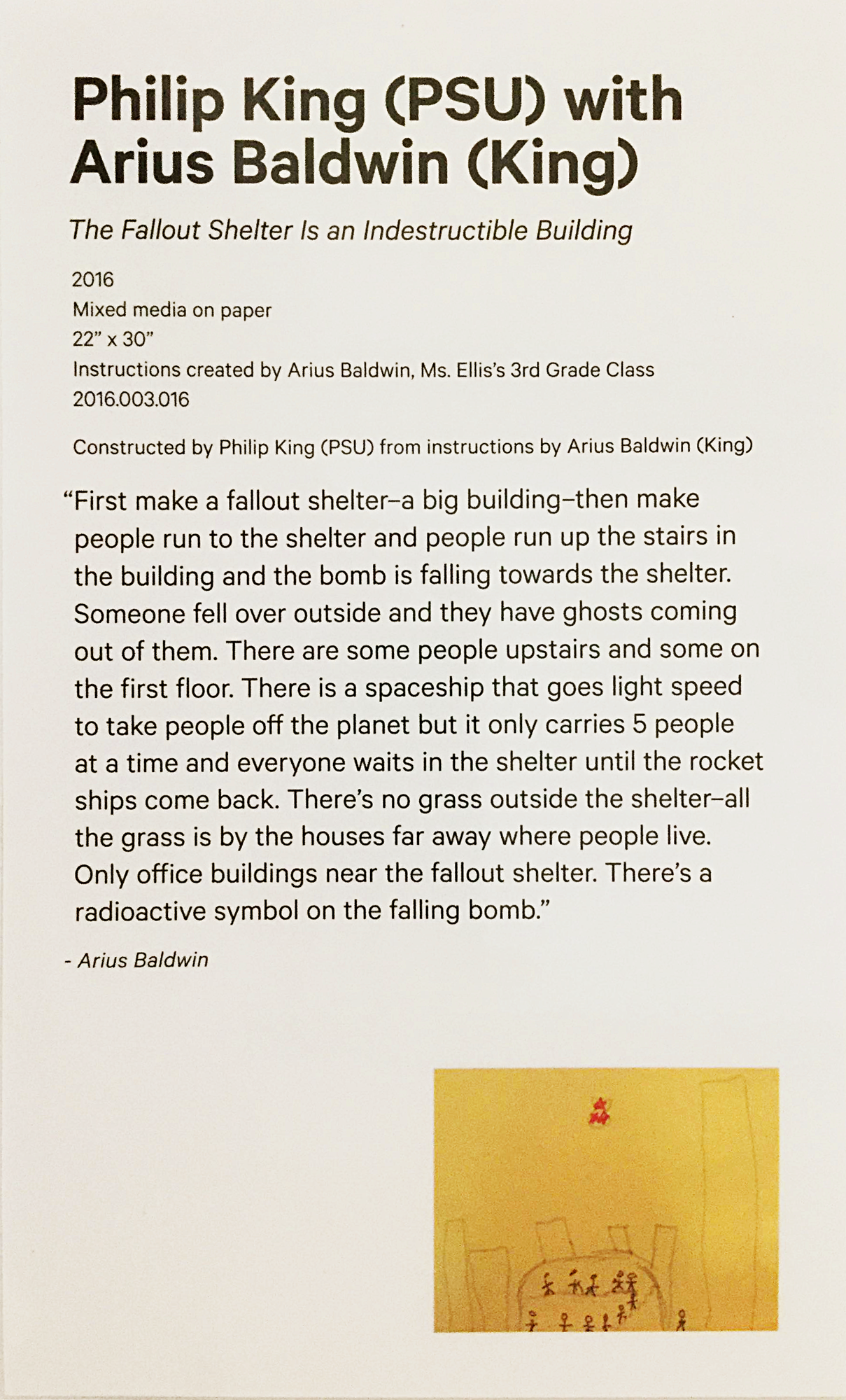 From “That’s Old School” (2016), King School Museum of Contemporary Art