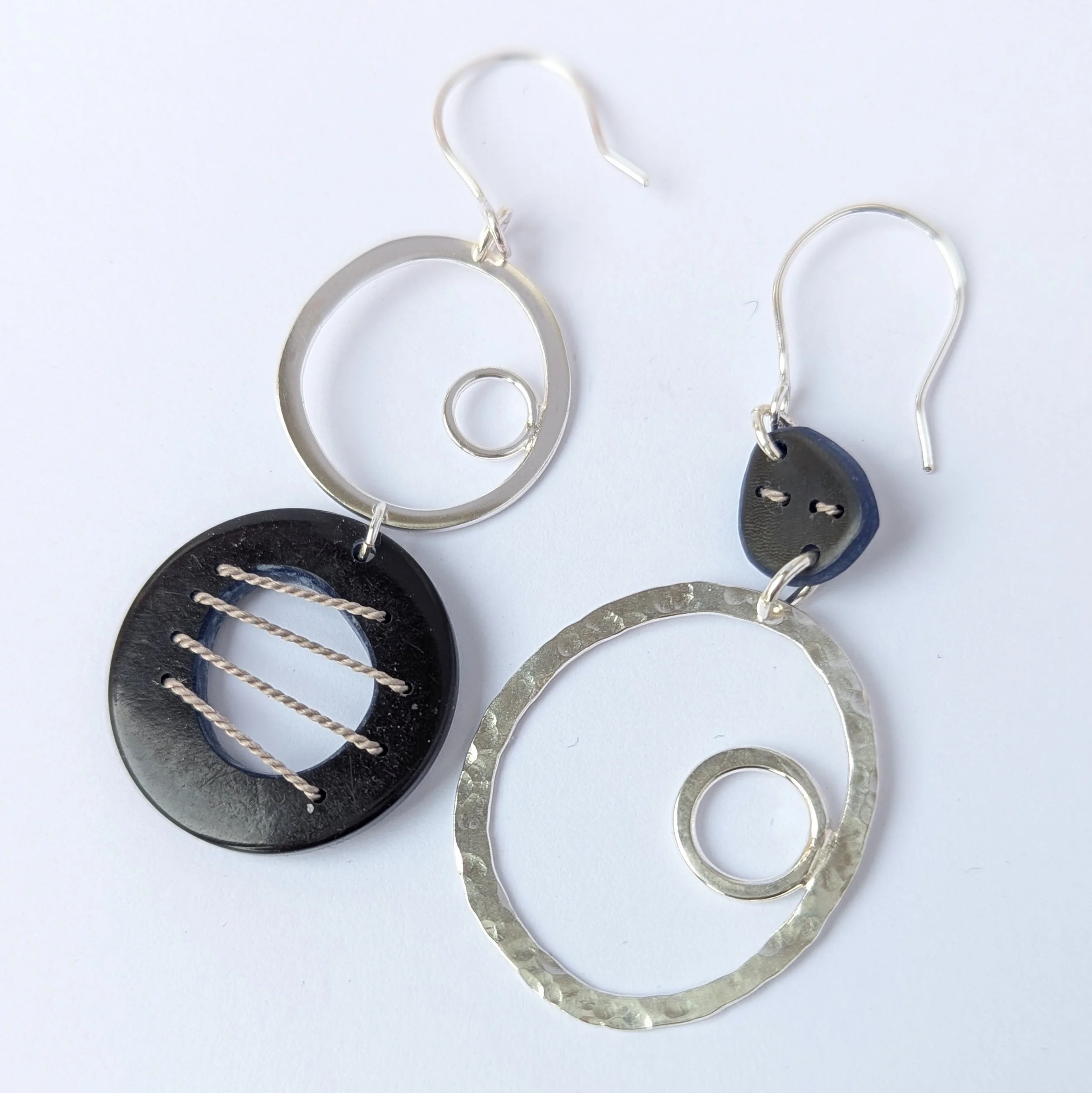 Tiddleywink Pebble Drop Earrings - Black