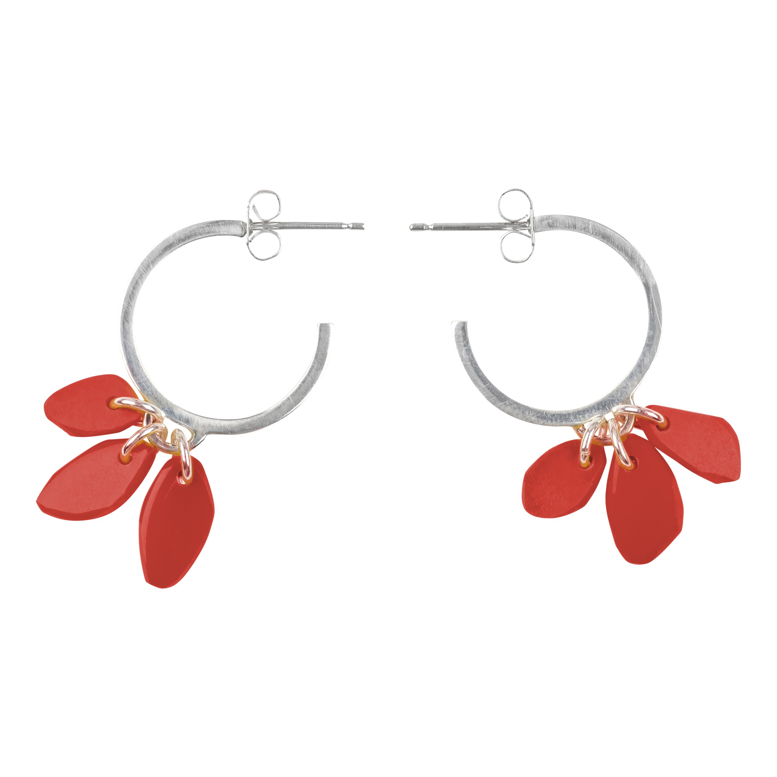 Tiddleywink Hoop Earrings - Red