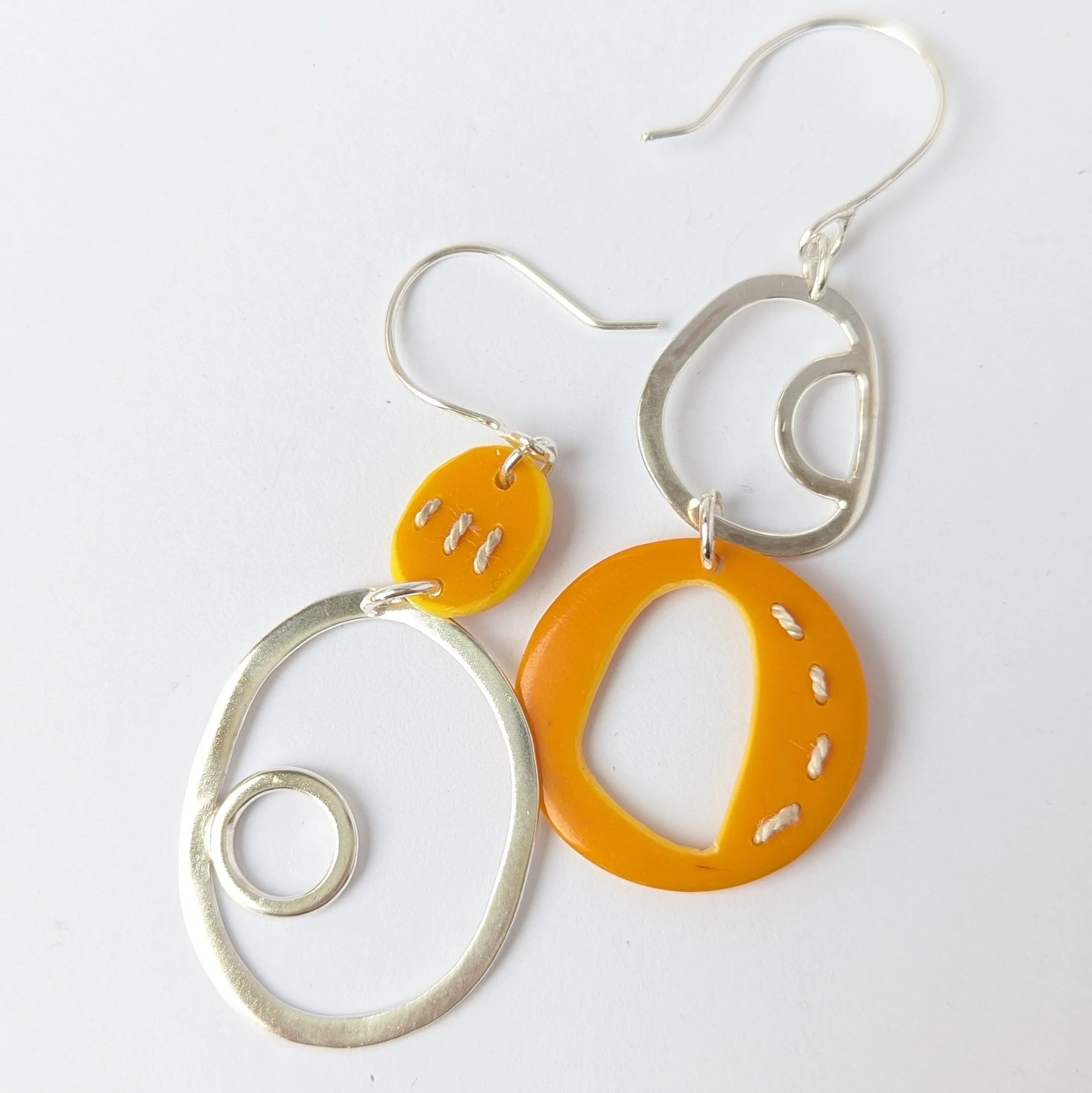 Tiddleywink Pebble Drop Earrings - Yellow