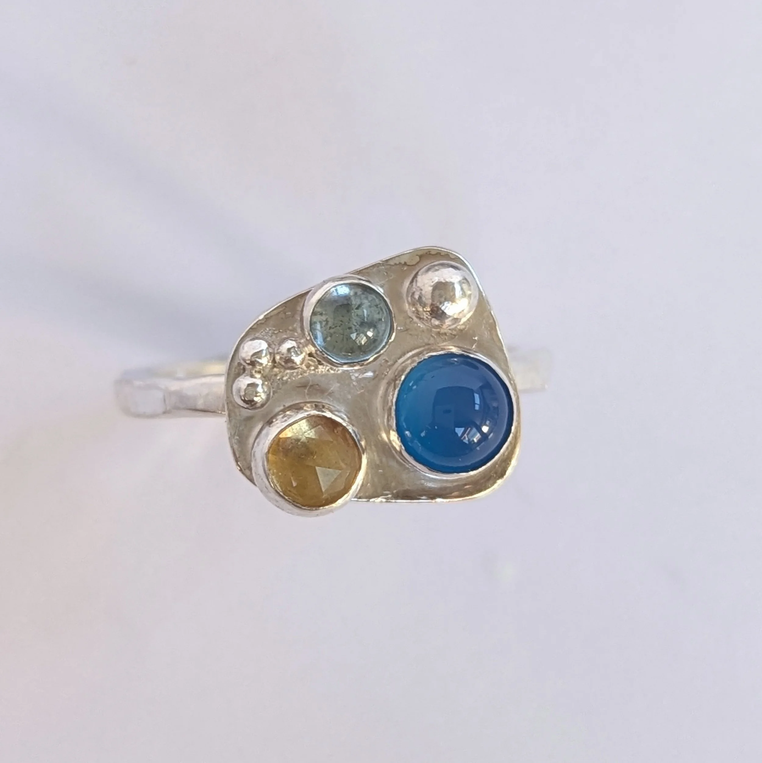Seapool ring, Agate, Citrine, Topaz Size T 2.jpg