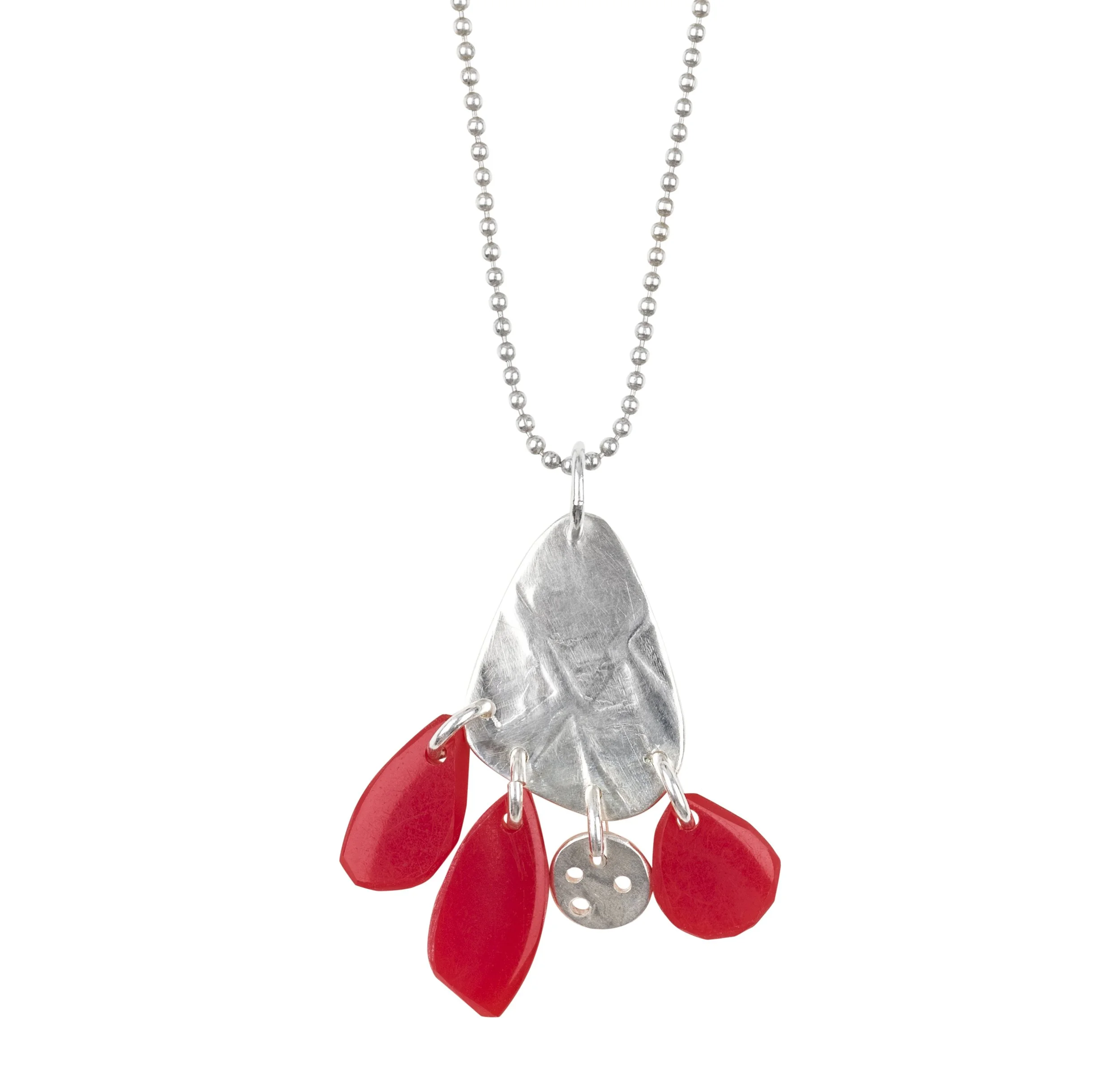 Tiddleywink Pendant Necklace - Red