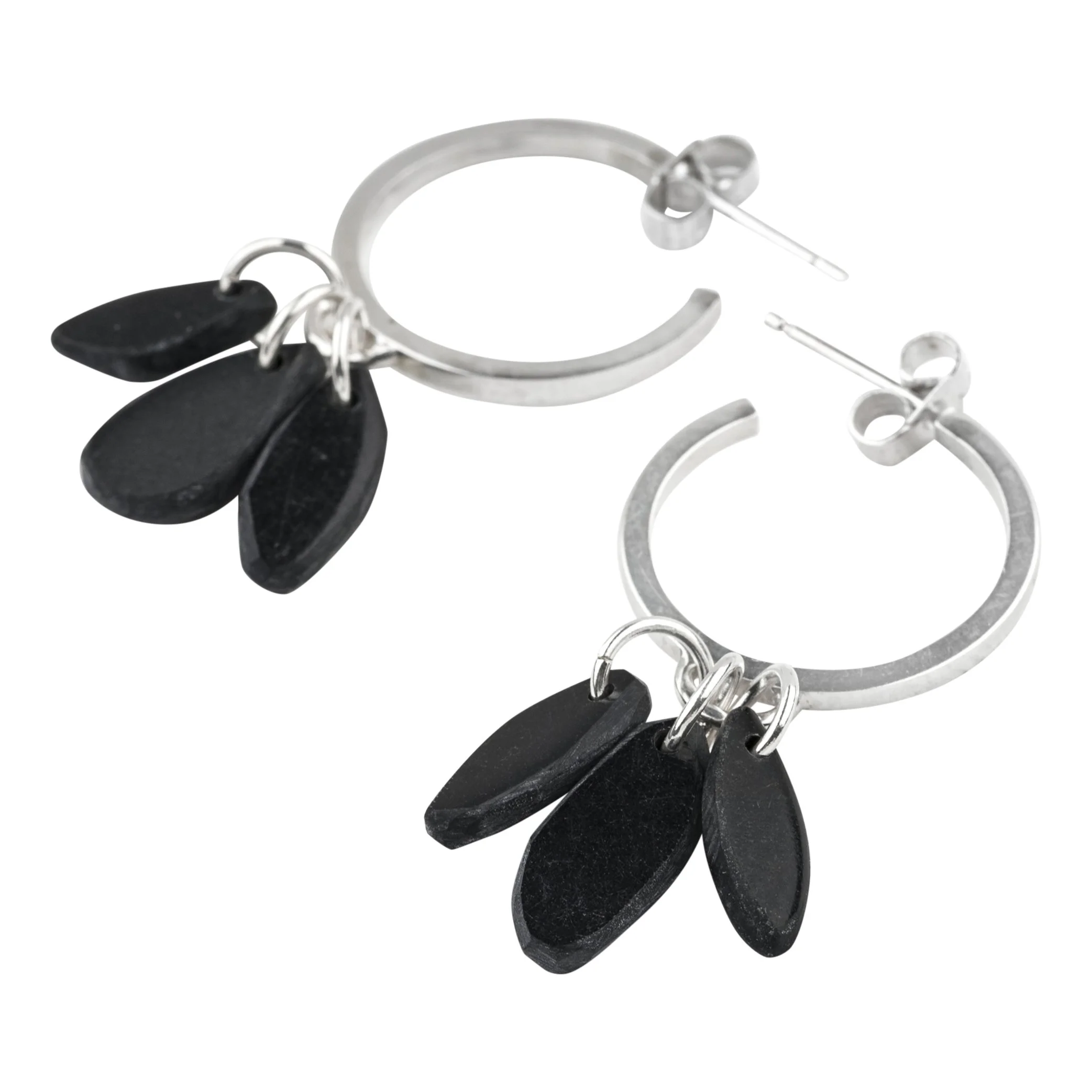 Tiddleywink Hoop Earrings - Black