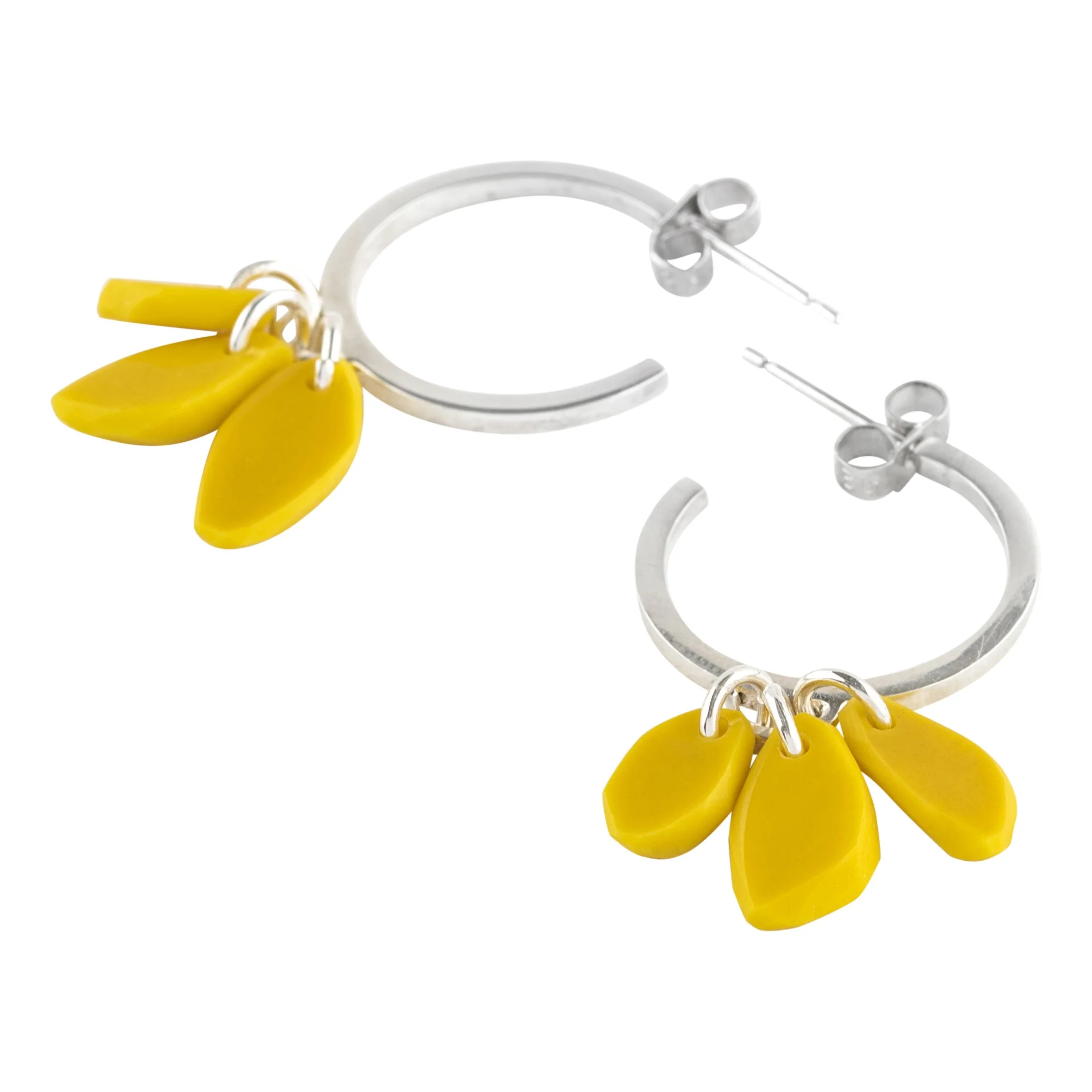 Tiddleywink Hoop Earrings - Yellow