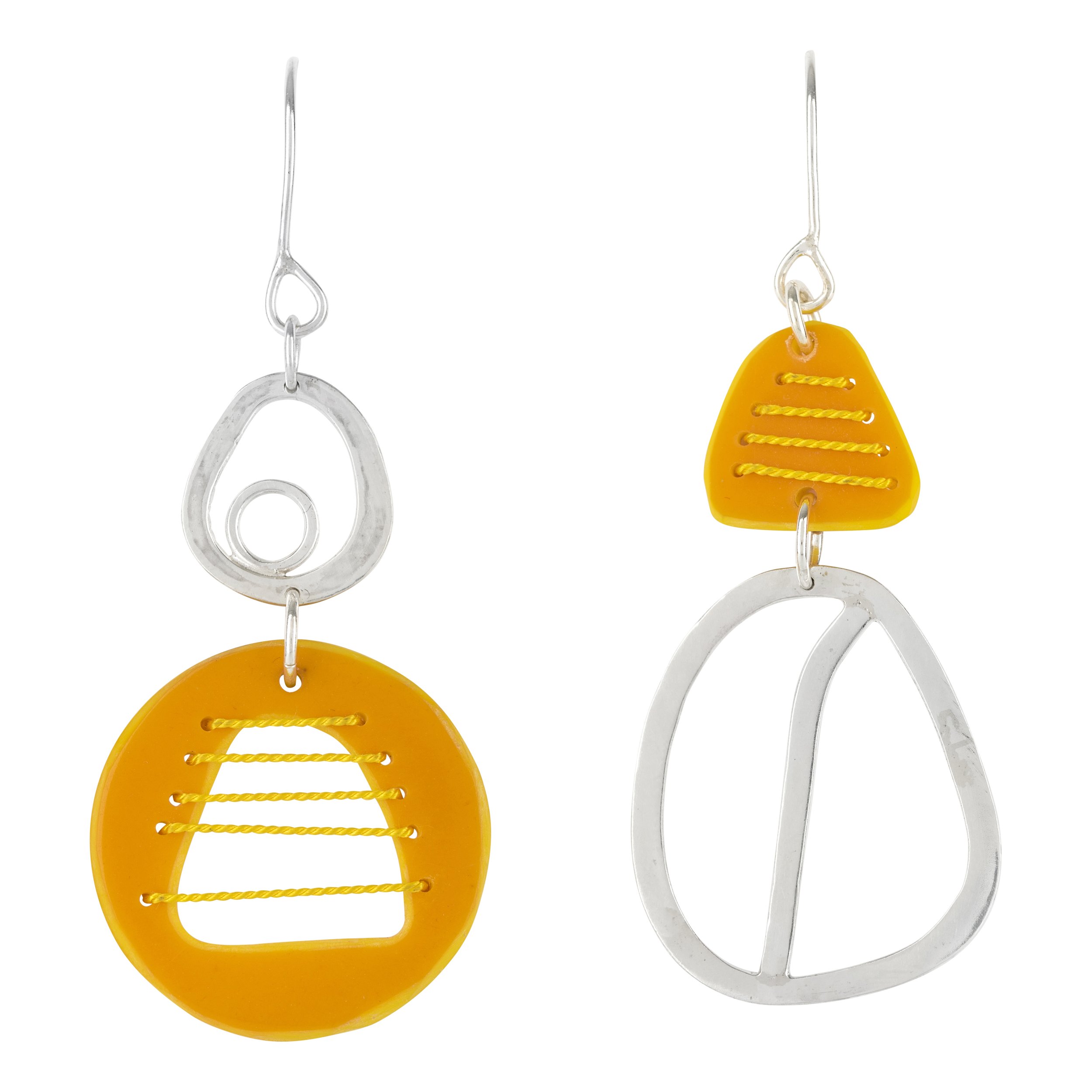Tiddleywink Pebble Drop Earrings - Yellow