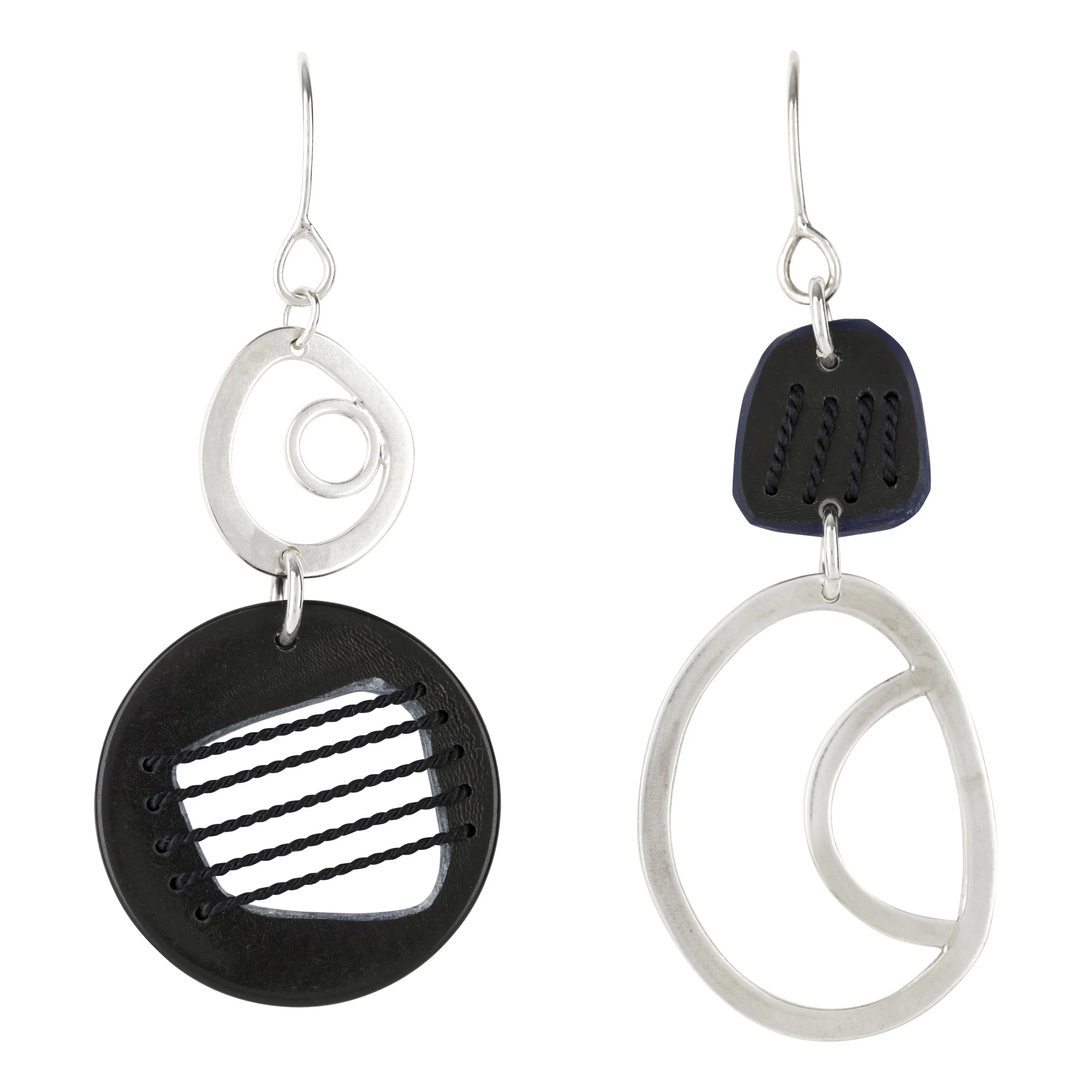 Tiddleywink Pebble Drop Earrings - Black