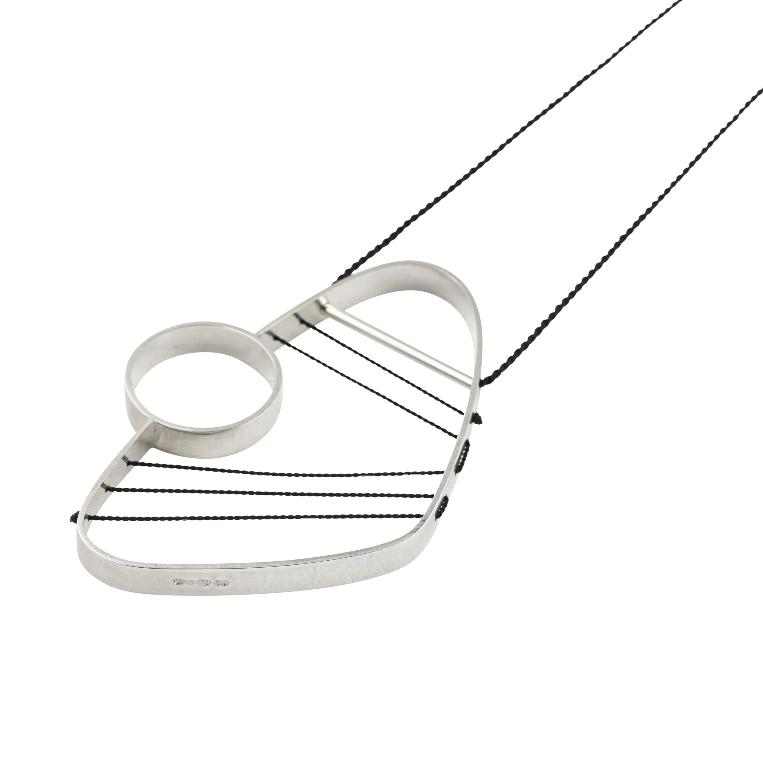 Hepworth necklace, Black
