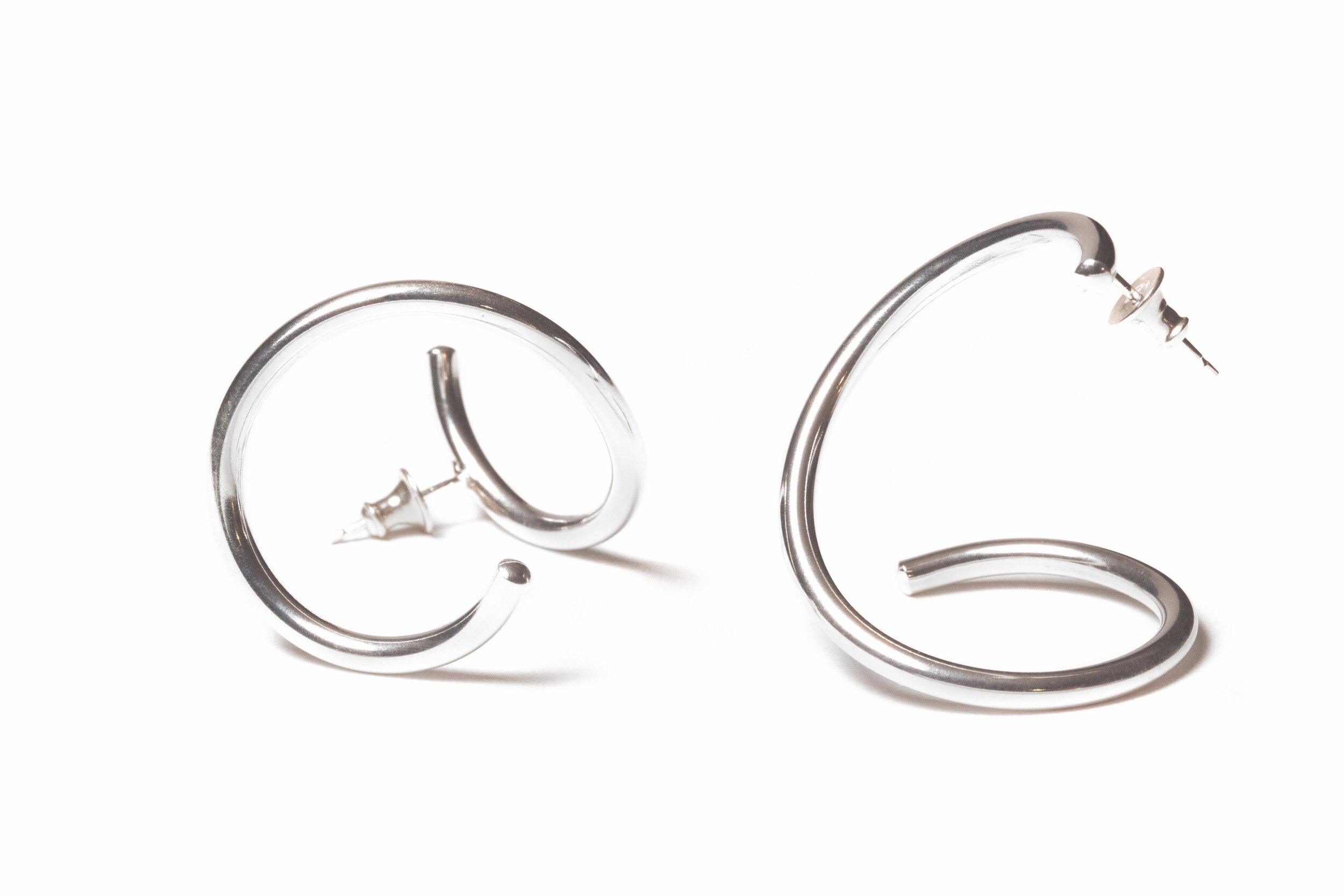 BOUCLES D'OREILLES IV-V - ARGENT