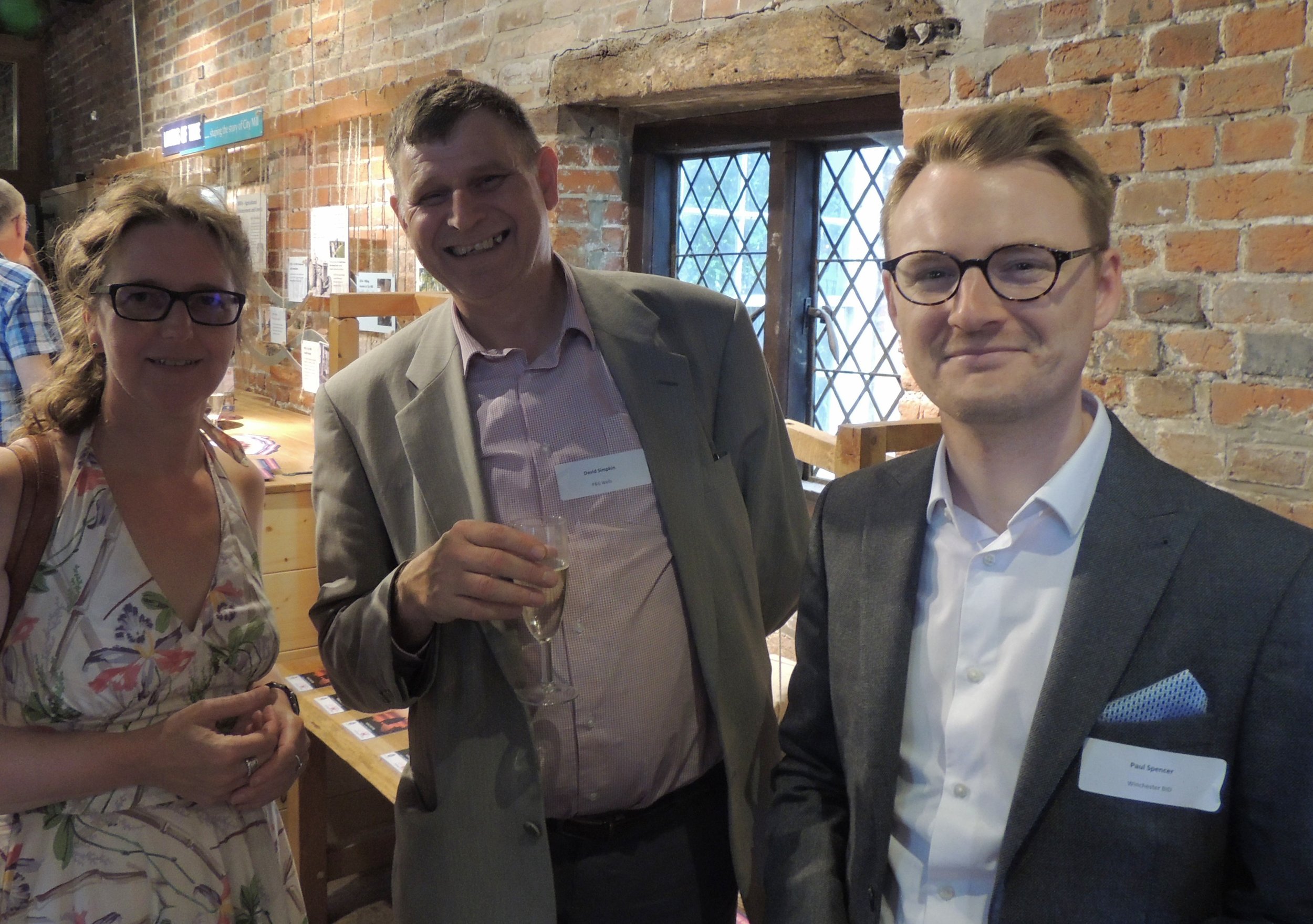 Dr Christina Welch, University of Winchester - David Simpkins, P&G Wells - Dr Paul Spencer, Winchester BID.jpg