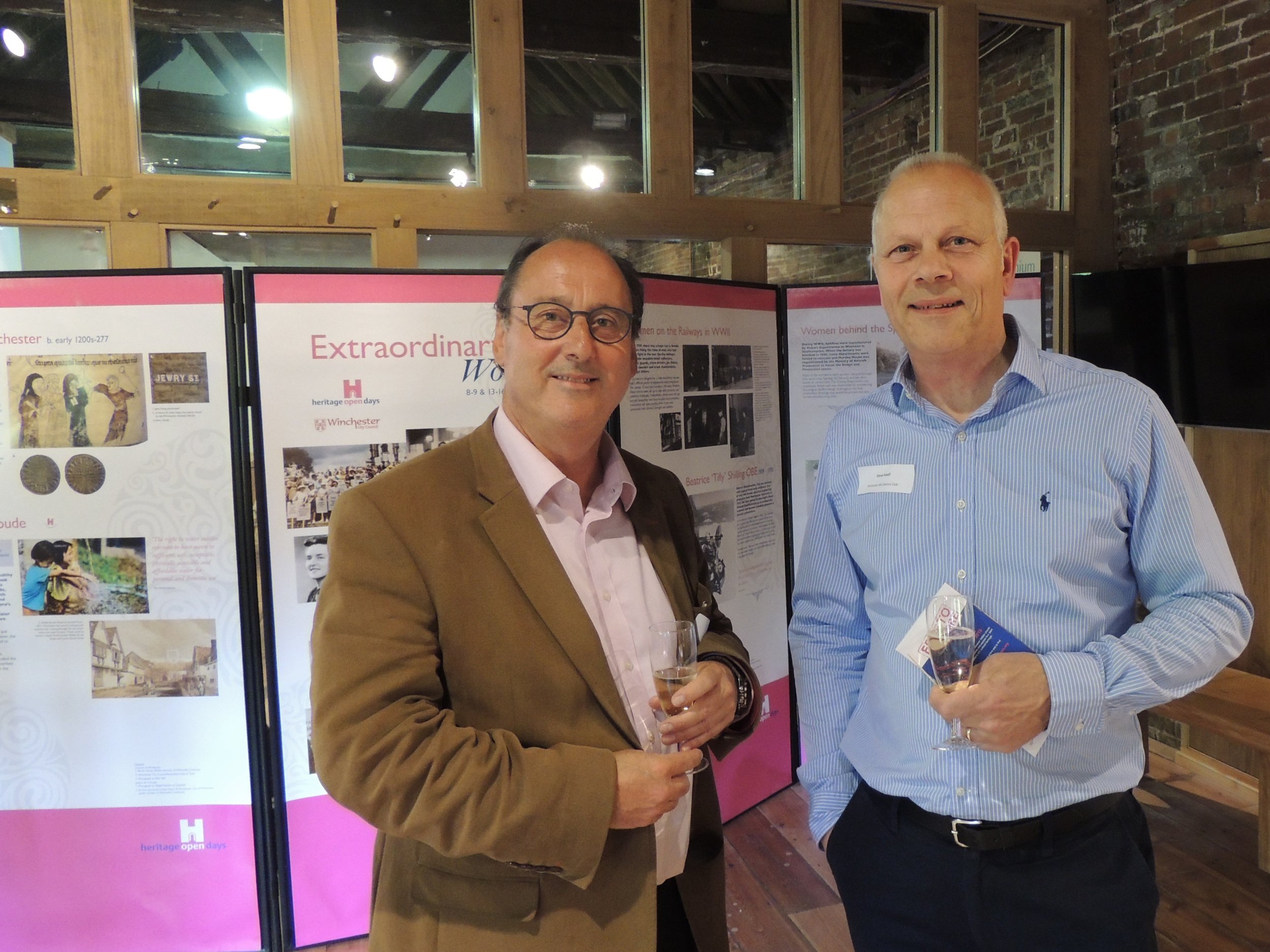Martyn Wiltshire, CFW Architects with Steve Favell, Winchester MG Owners Club.jpg
