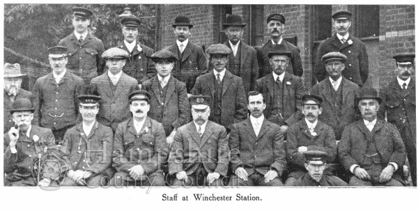 Photo courtesy of Hantsphere and is of the Chesil Station Staff.