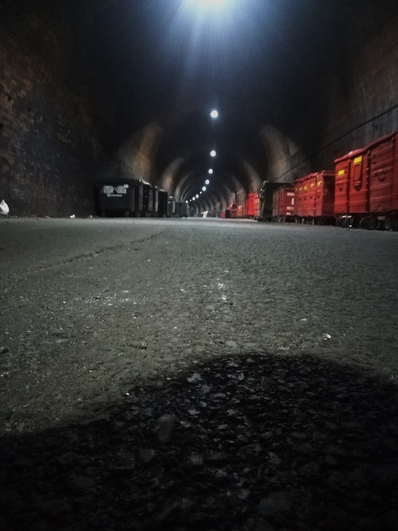 Photo taken by Maia inside the existing Chesil railway tunnel.