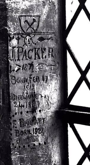 J. Packer, 19th Century Gravestone
