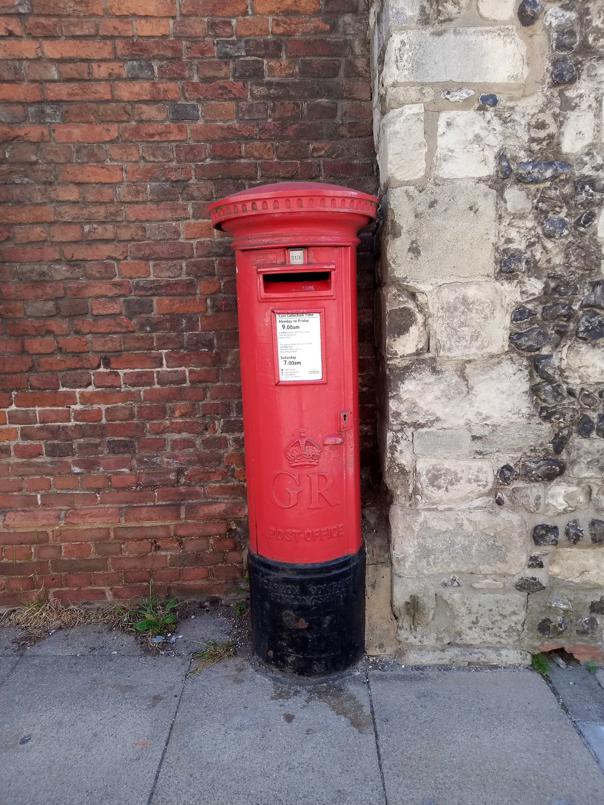  This postbox can be found on Hyde Street 