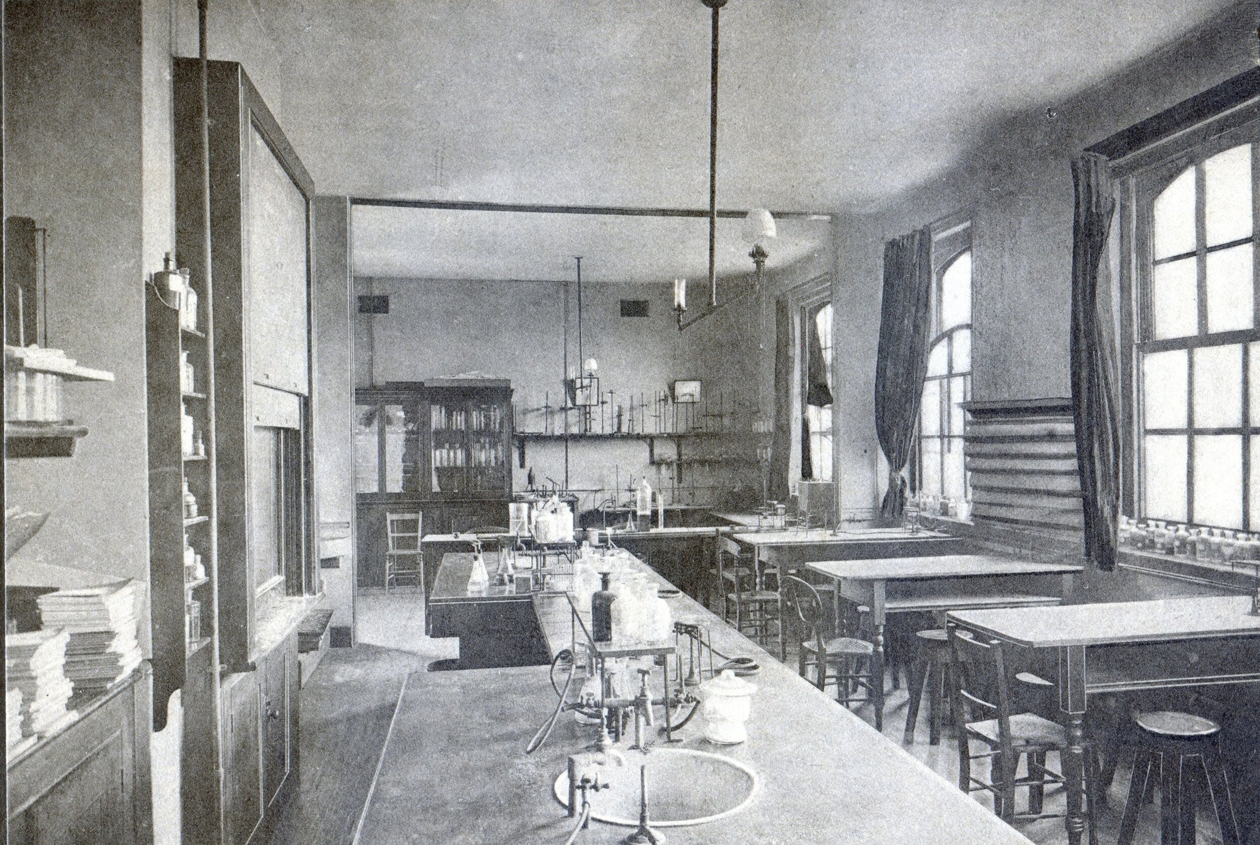  The school’s first science laboratory  