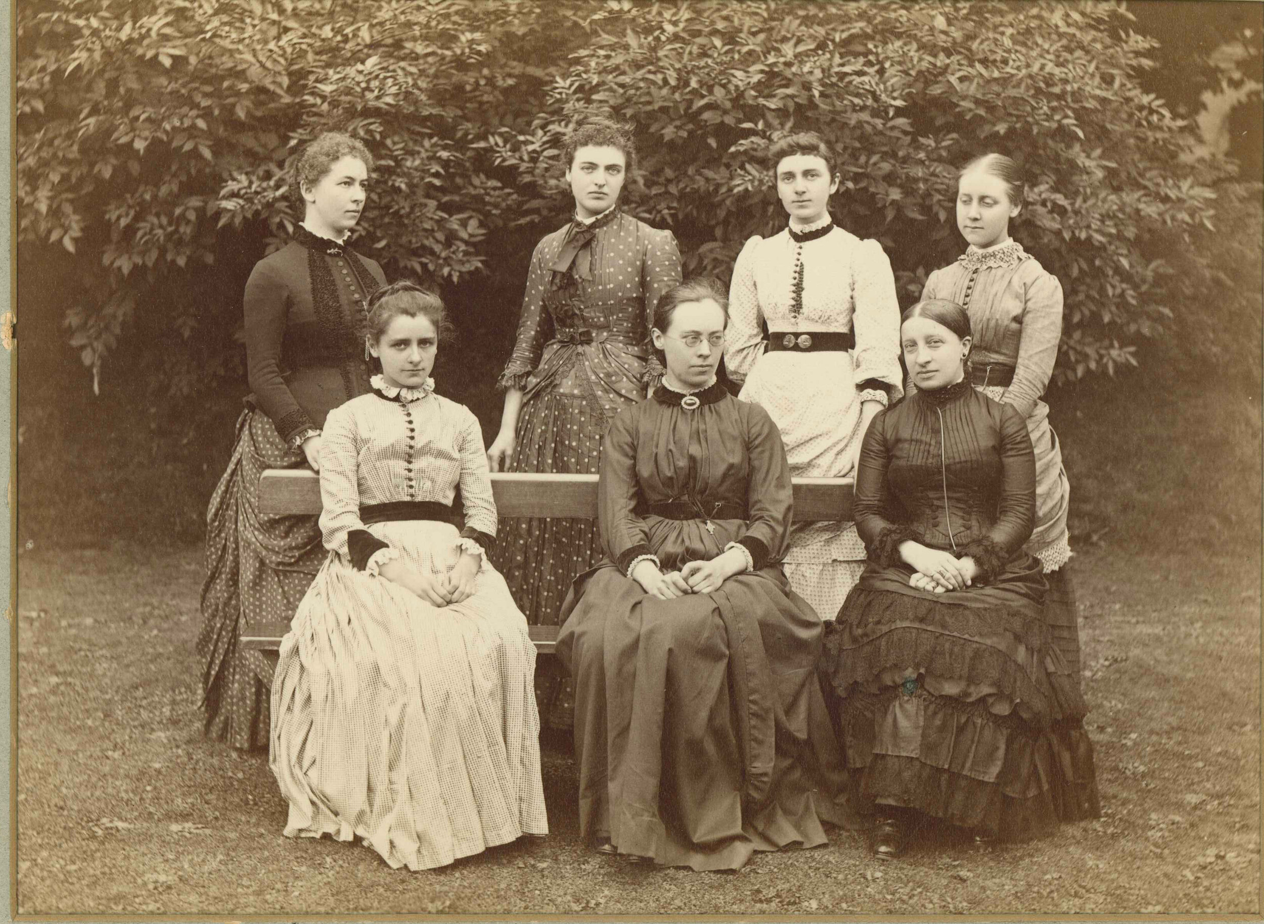  Miss Mowbray, the second headmistress, and her staff in 1886 
