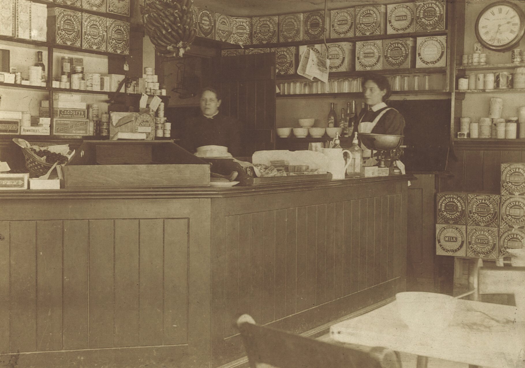  The downstairs part of the shop in the 1890s 
