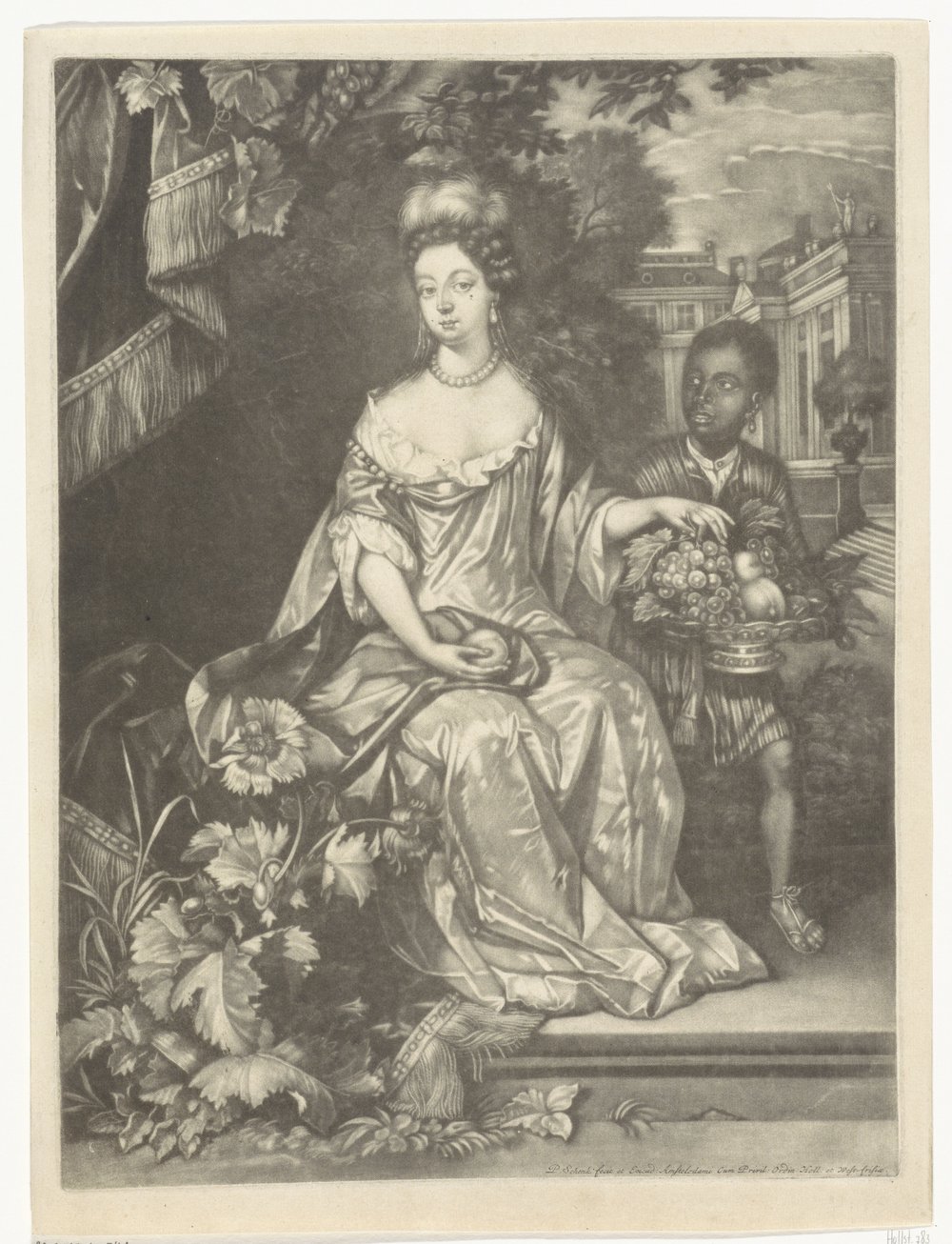 Print of Portret van Koningin Maria II Stuart by Pieter Schenk, 1670-1694, Rijksmuseum
