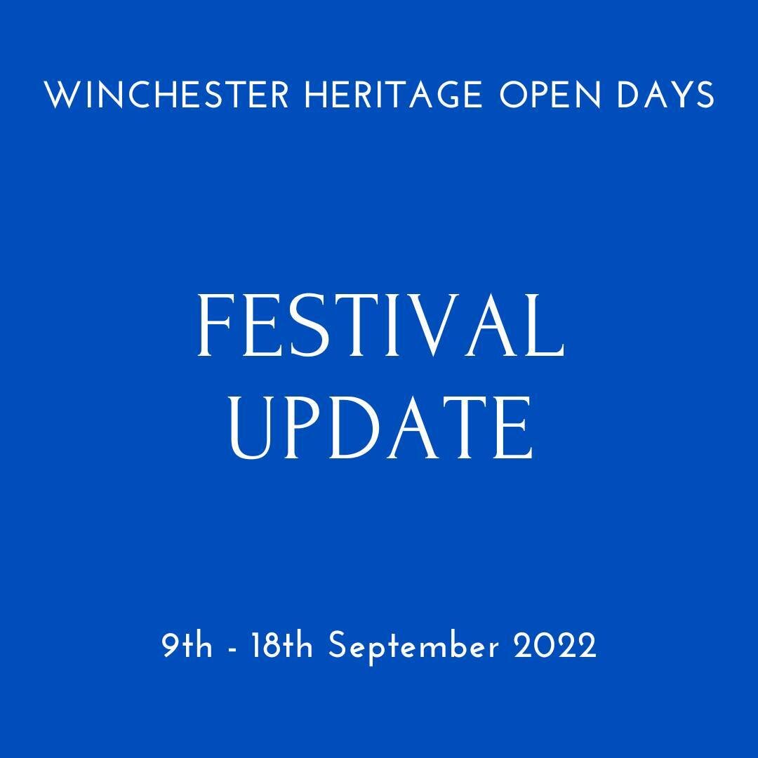 We are very saddened at the recent news of the death of Her Majesty The Queen, and Hampshire History Trust is aware of the impact this may have on Winchester Heritage Open Days which occurs across 10 days from 9th-18th September 2022.

We will be fol