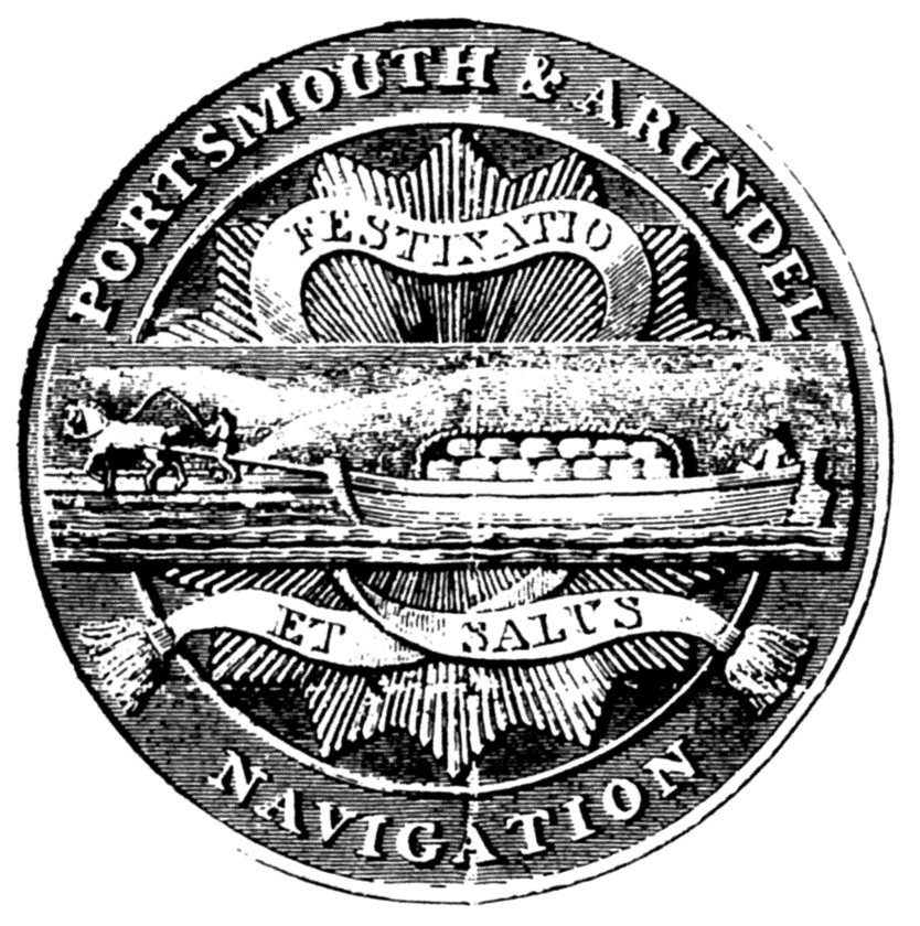 Display at The Elms - Portsmouth and Arundel Navigation Canal