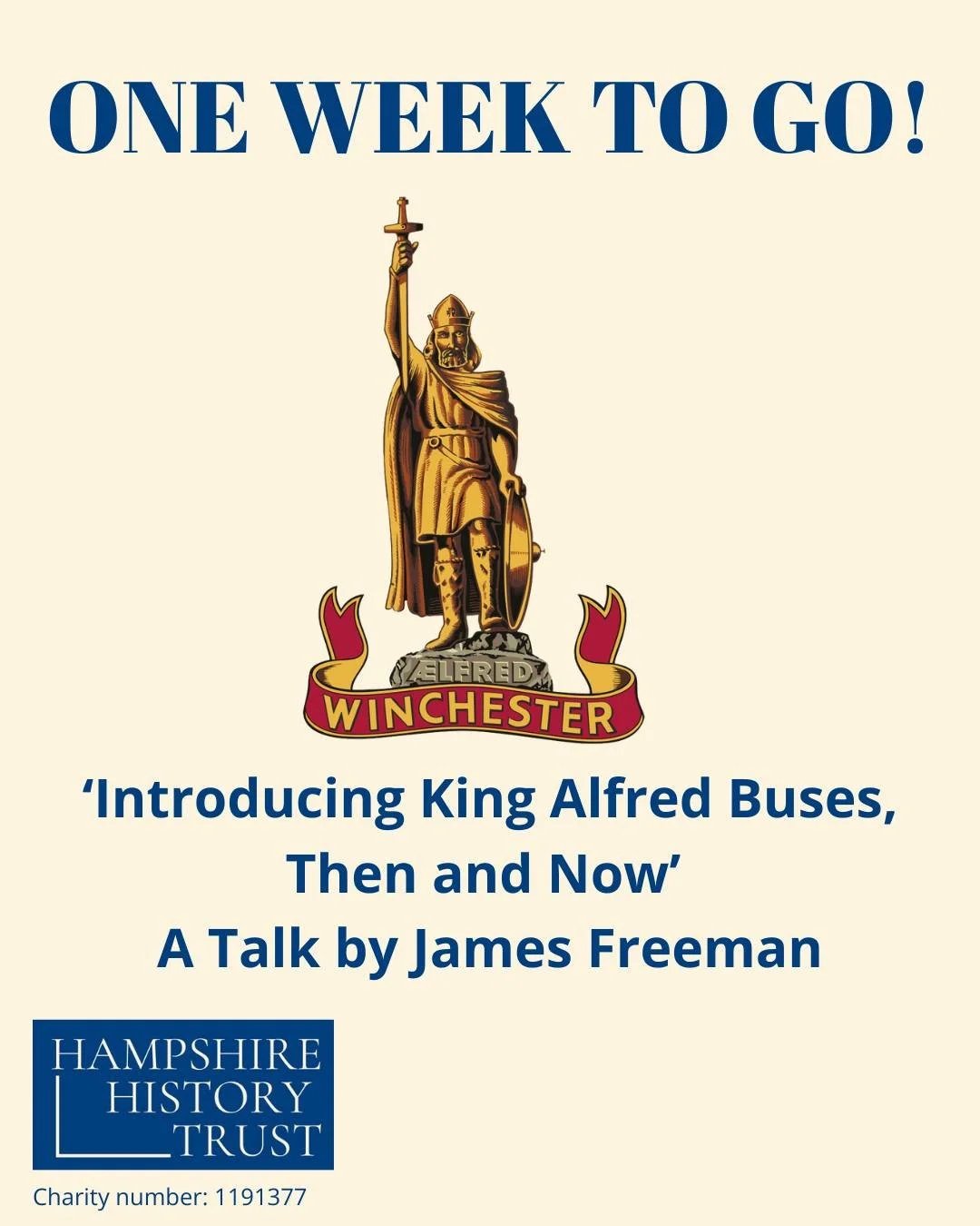 There&rsquo;s only a week to go before our first Midweek Musings talk of 2026! 🚨

Join speaker James Freeman, former CEO of reading buses and founder of @fokab1985 , for this fascinating talk on the history of the iconic King Alfred Buses. 

A famil